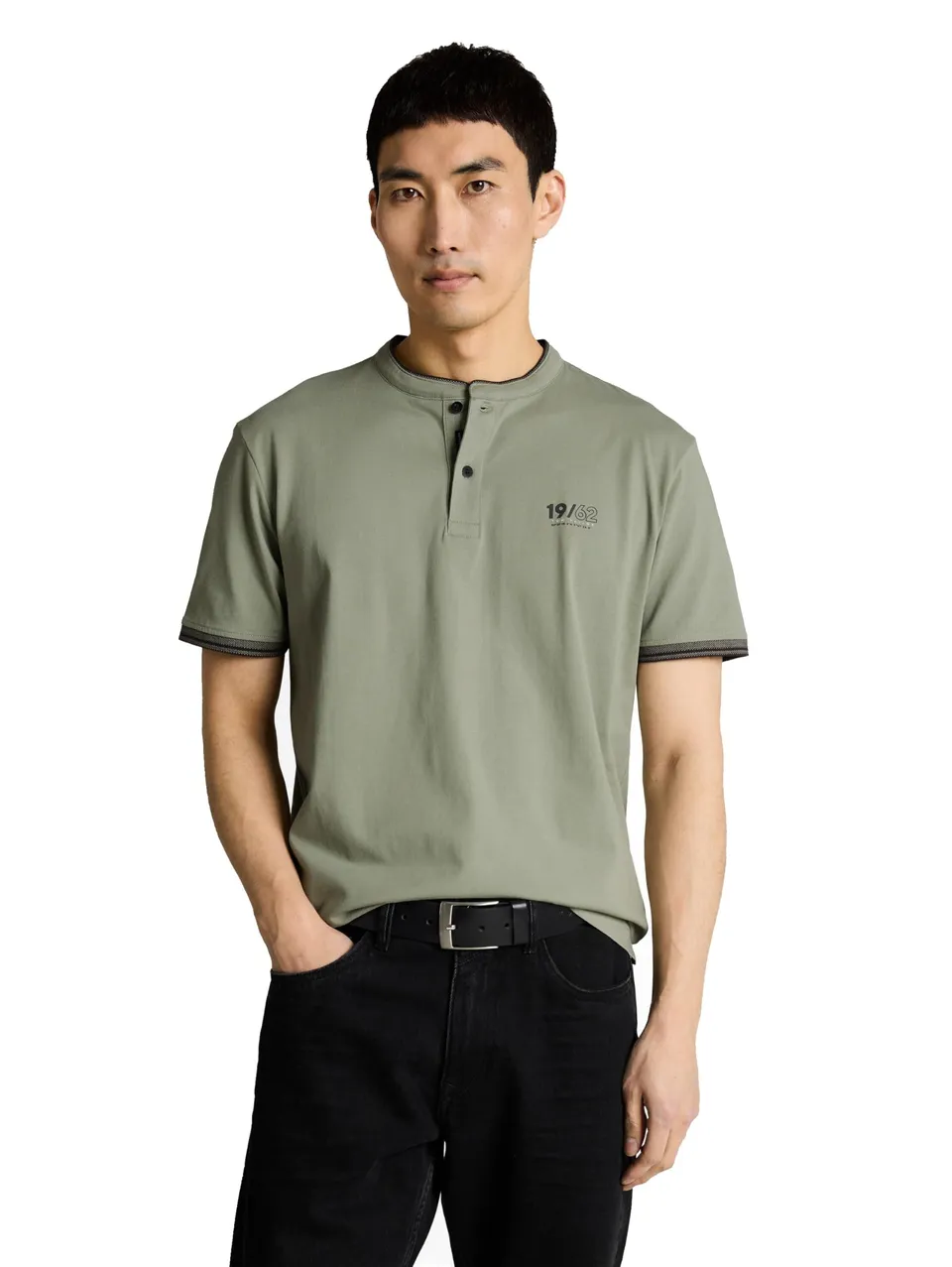 tom-tailor-herren-poloshirt-mit-stehkragen-regular-fit-klassische-passform image 1