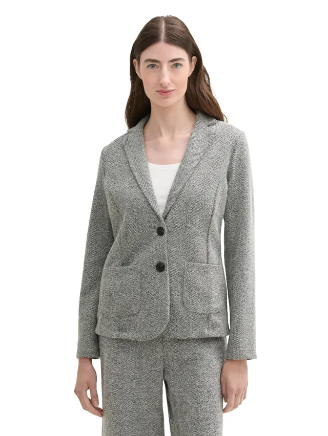tom-tailor-1043871-damen-boucl-blazer-mit-taschen image 1