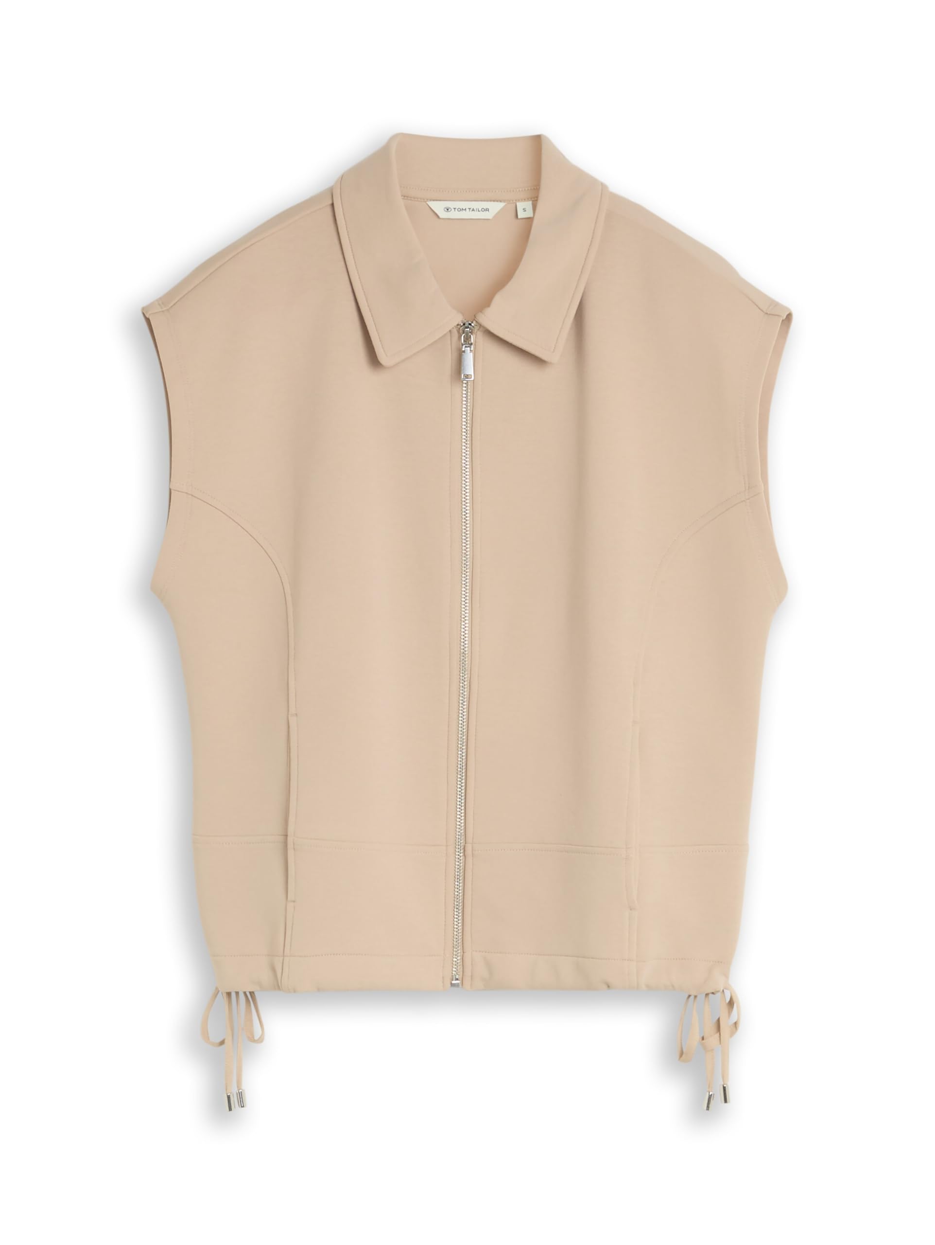 tom-tailor-damen-1051199-loose-fit-sweatweste-mit-kragen image 4