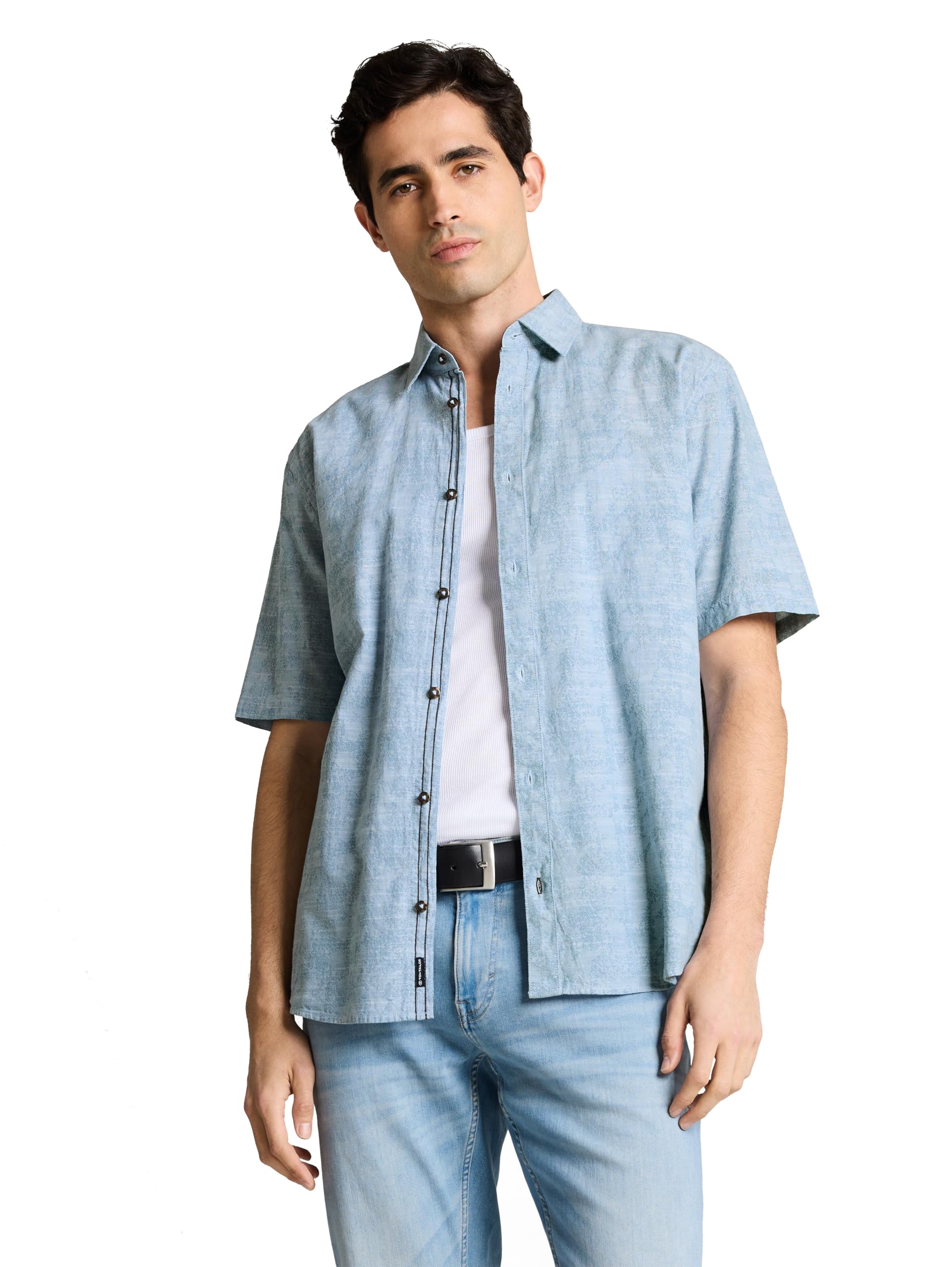 tom-tailor-comfort-fit-hemd-mit-muster-herren image 6