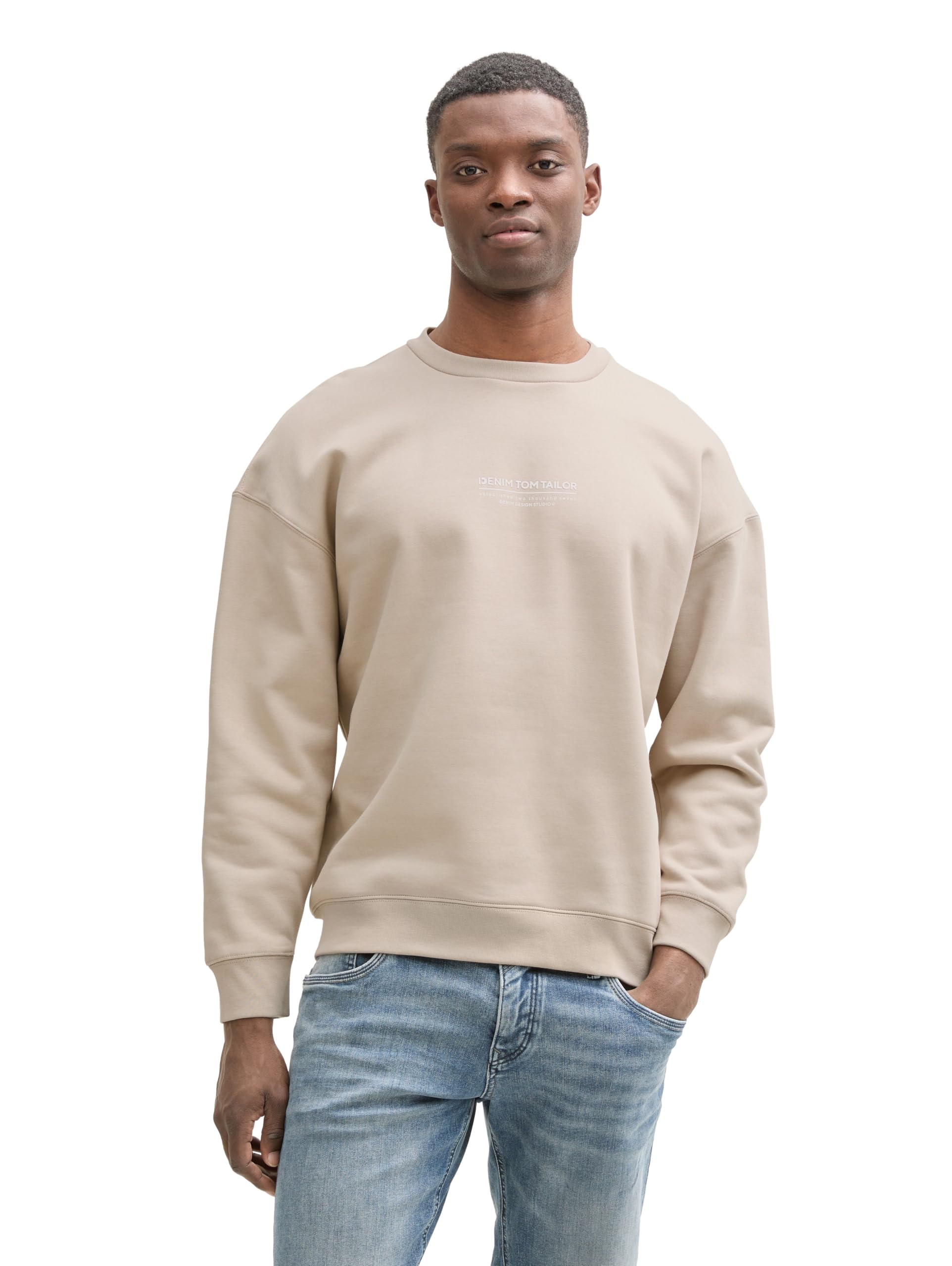 tom-tailor-denim-herren-relaxed-sweatshirt-mit-logo-print image 1