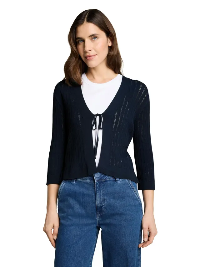 tom-tailor-damen-1051347-cardigan-mit-schleifendetail image 1