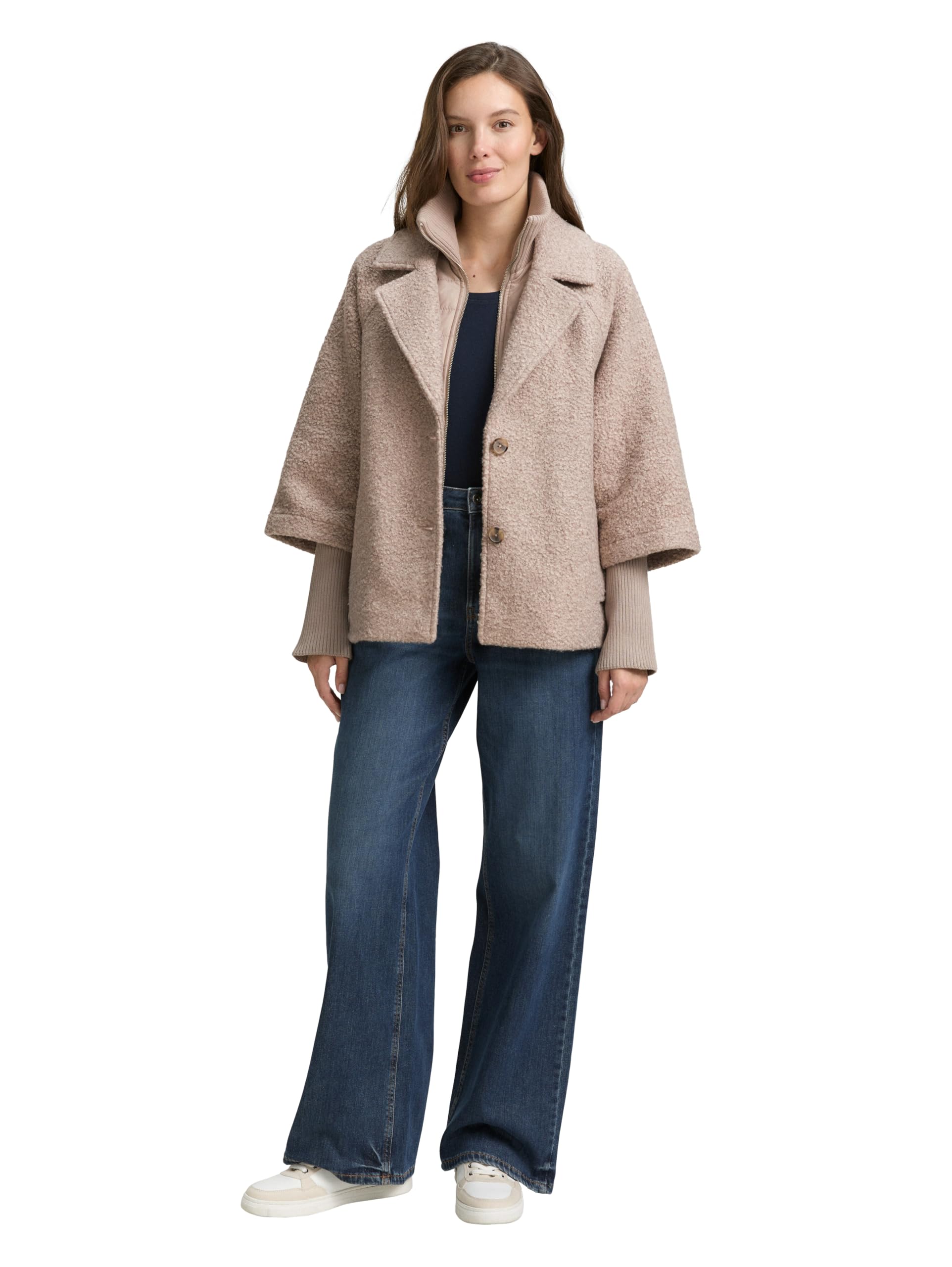tom-tailor-damen-boucl-cape-jacke-im-2-in-1-look image 2