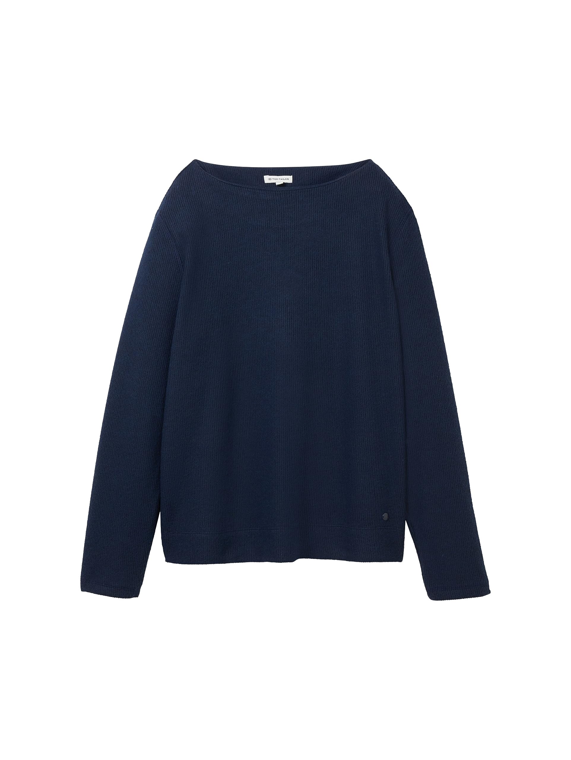 tom-tailor-damen-sweatshirt-mit-rippstruktur-1039278-bequemer-pullover image 4