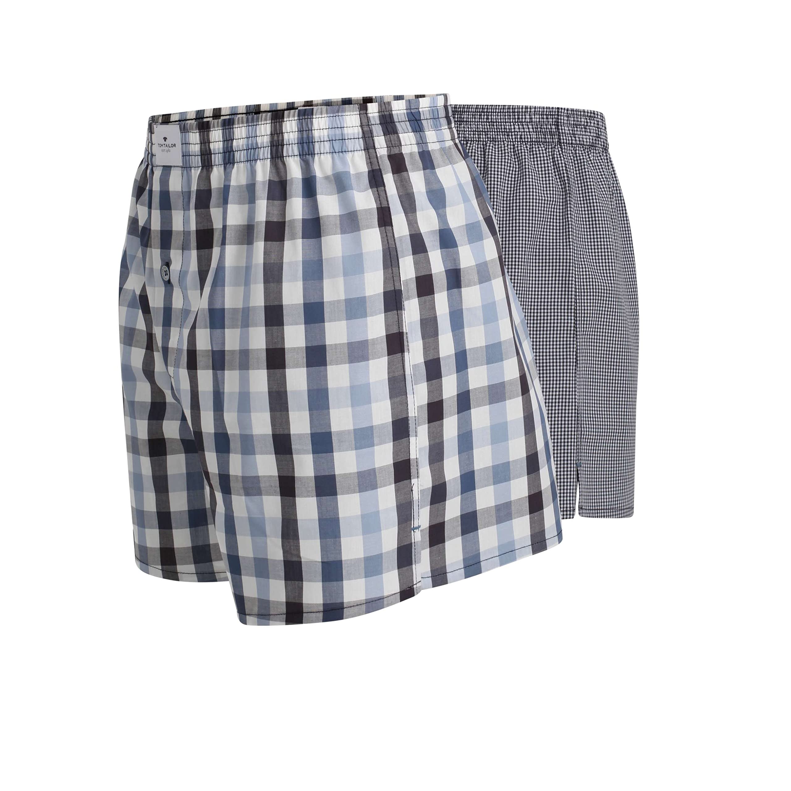 tom-tailor-herren-boxershort-blau-kariert-2er-pack image 3