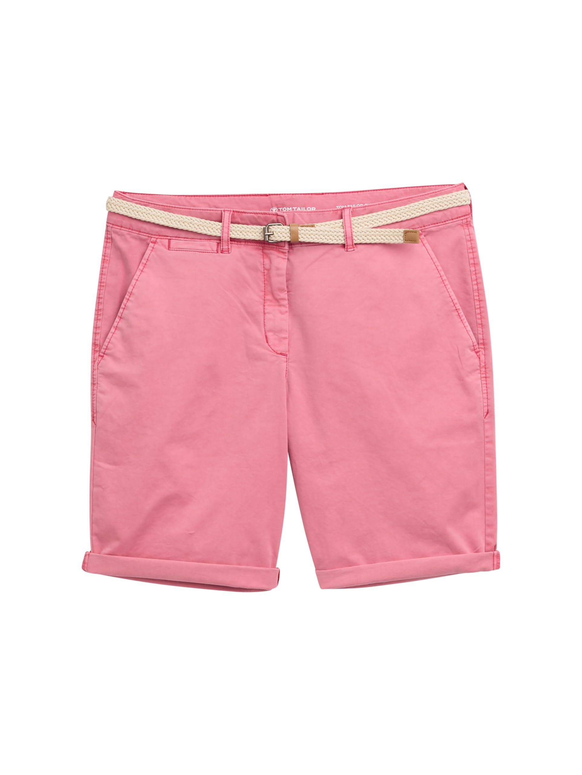 tom-tailor-damen-chino-bermuda-shorts-mit-g-rtel image 3