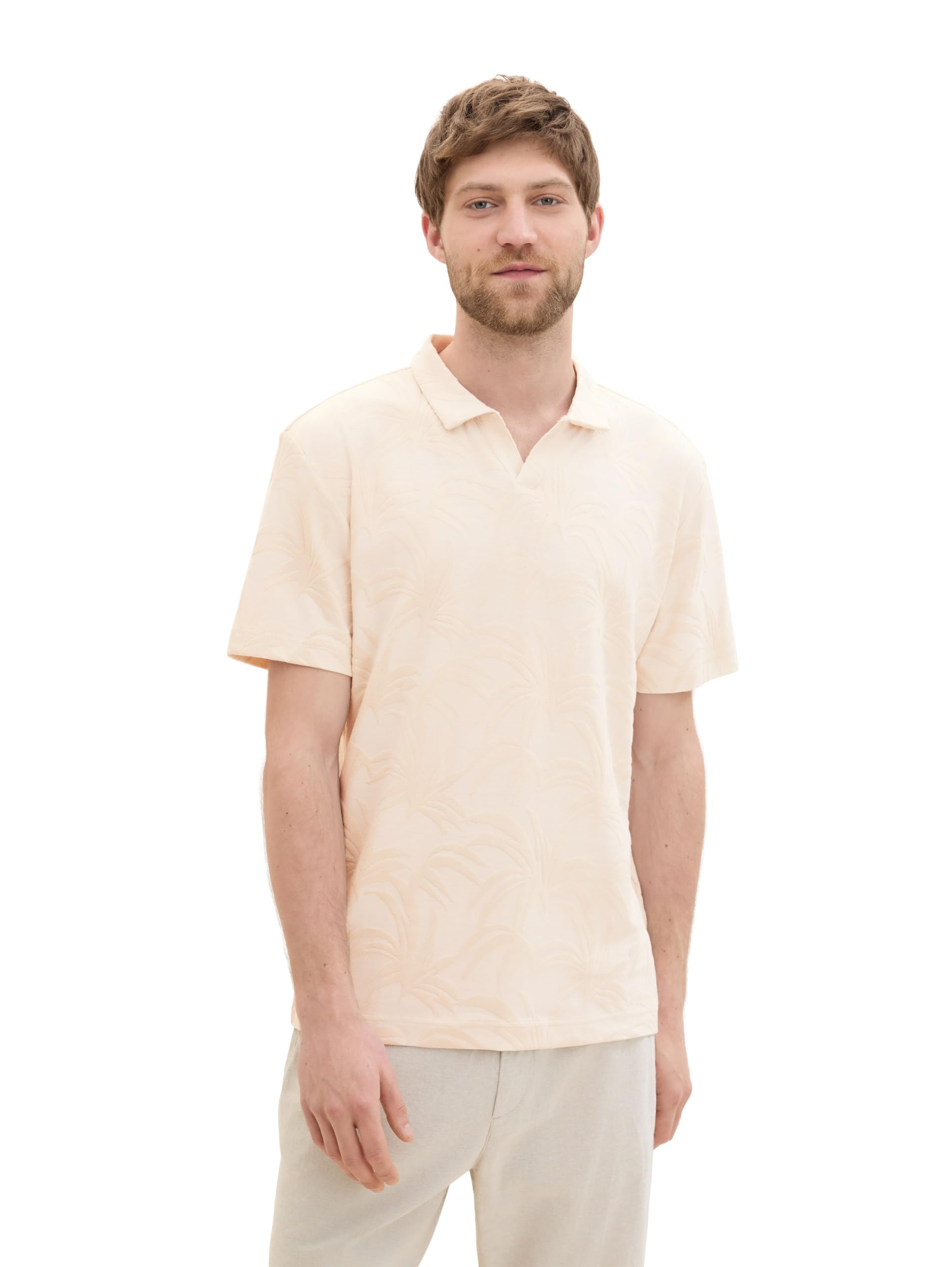 tom-tailor-herren-basic-jacquard-poloshirt-mit-palmenmuster image 8
