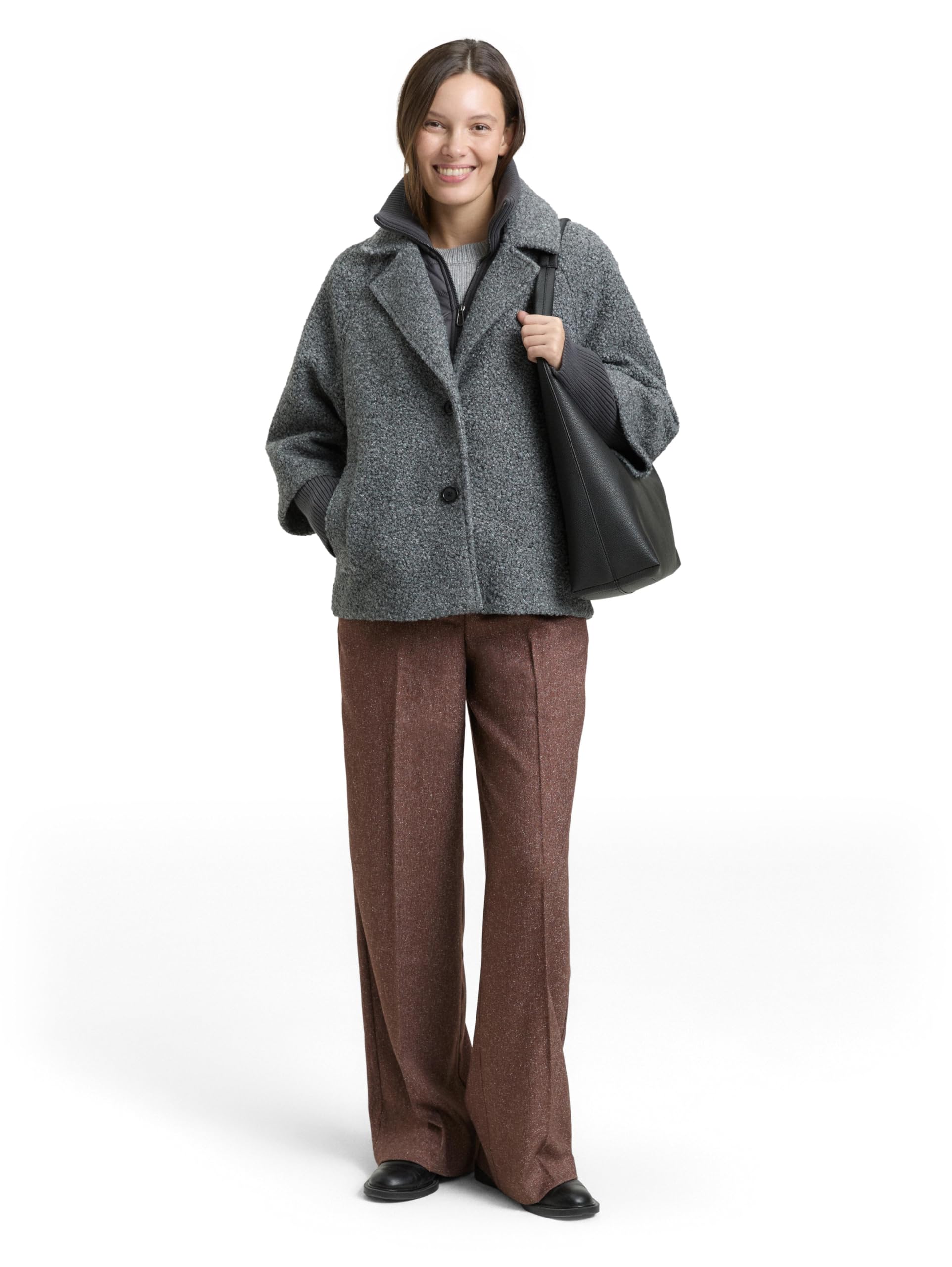 tom-tailor-ttlea-wide-damen-hose-melange-optik image 2
