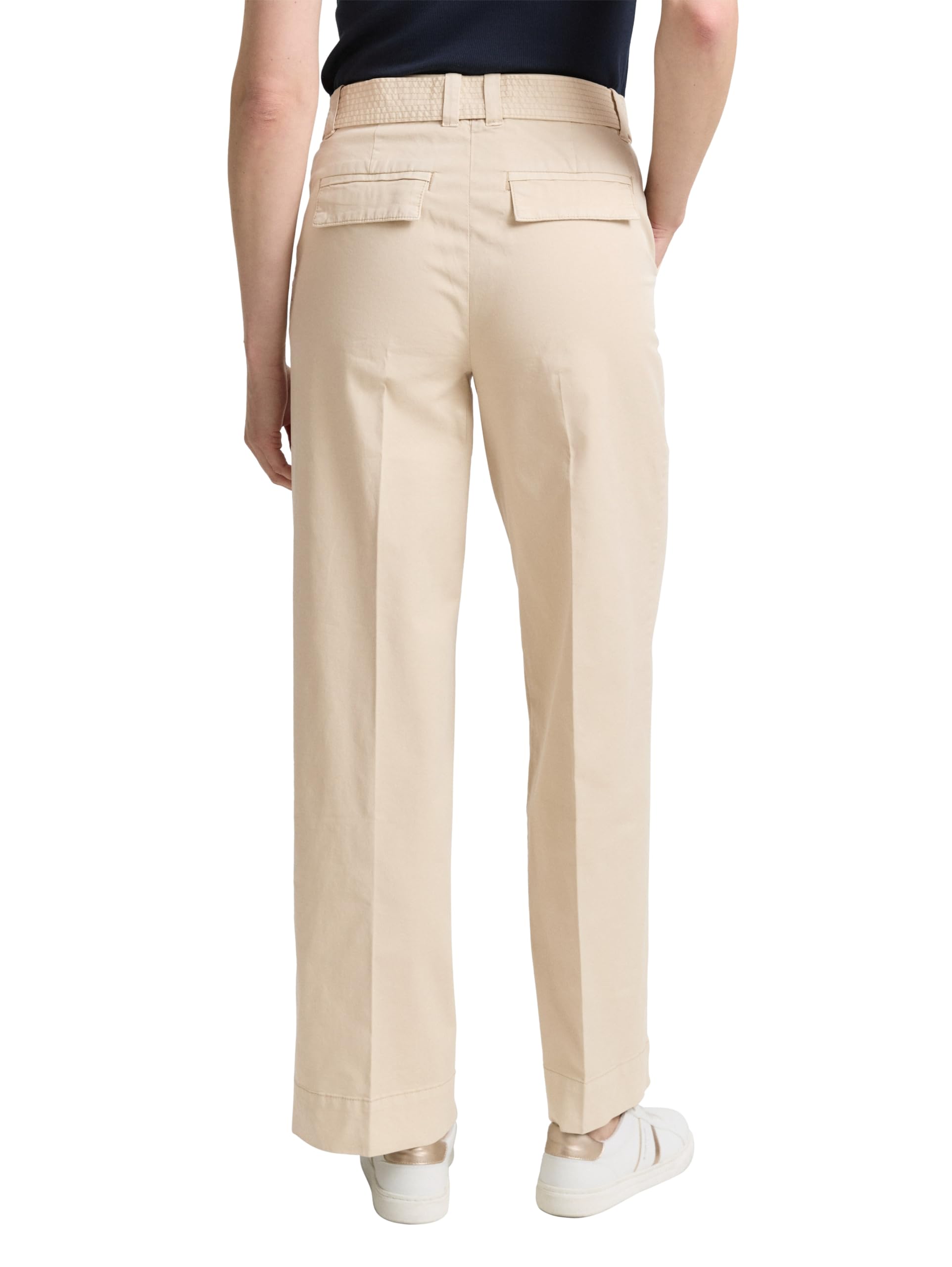tom-tailor-damen-ttlea-wide-leg-hose-weit-geschnittenes-bein-hoher-tragekomfort image 3