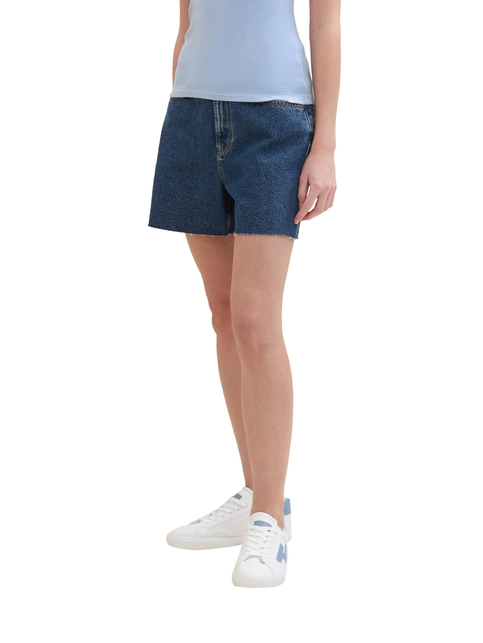 tom-tailor-denim-mom-high-waist-jeans-shorts-damen image 1