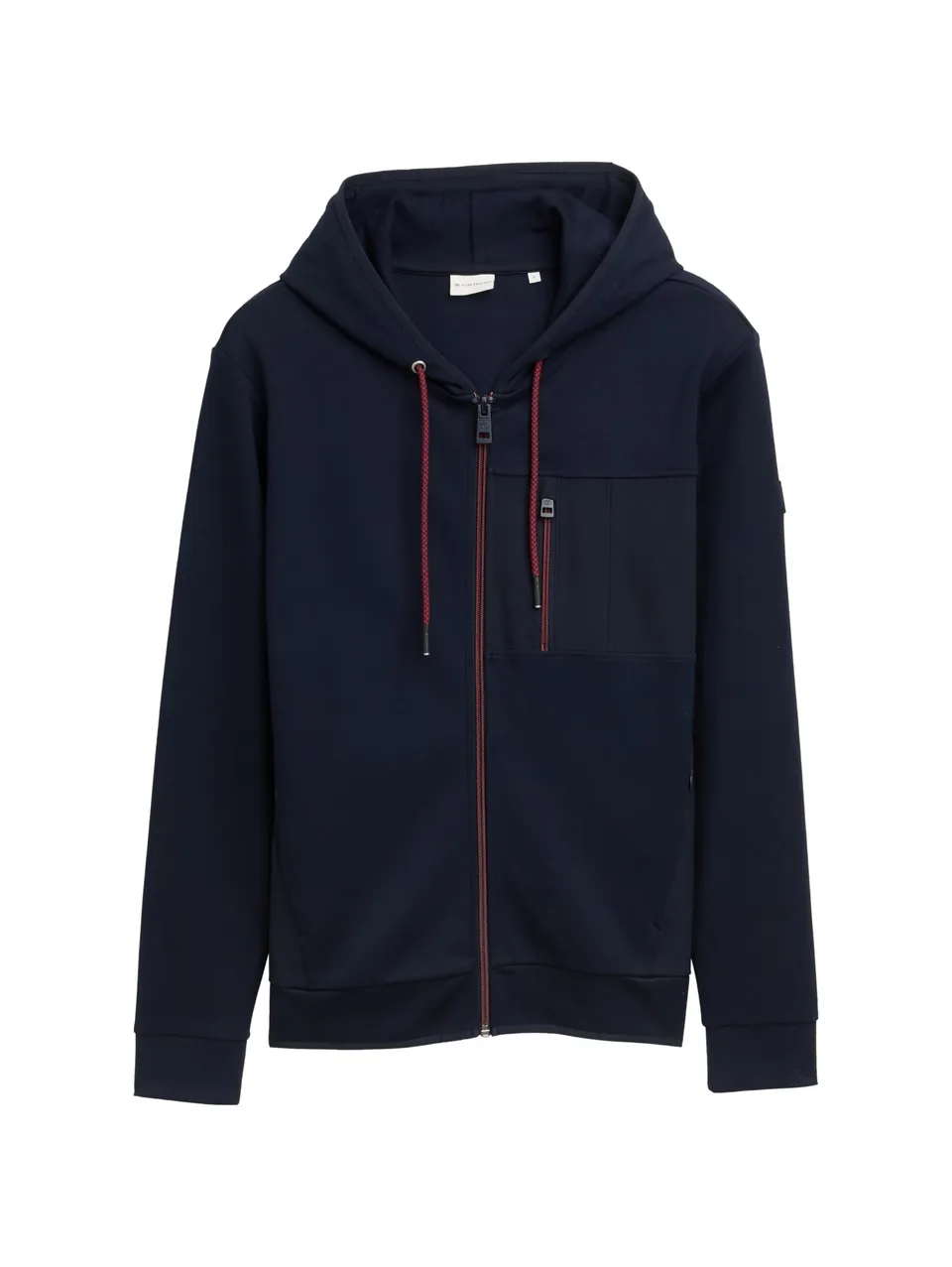 tom-tailor-1047831-hoodie-sweatjacke-brusttasche-herren image 1