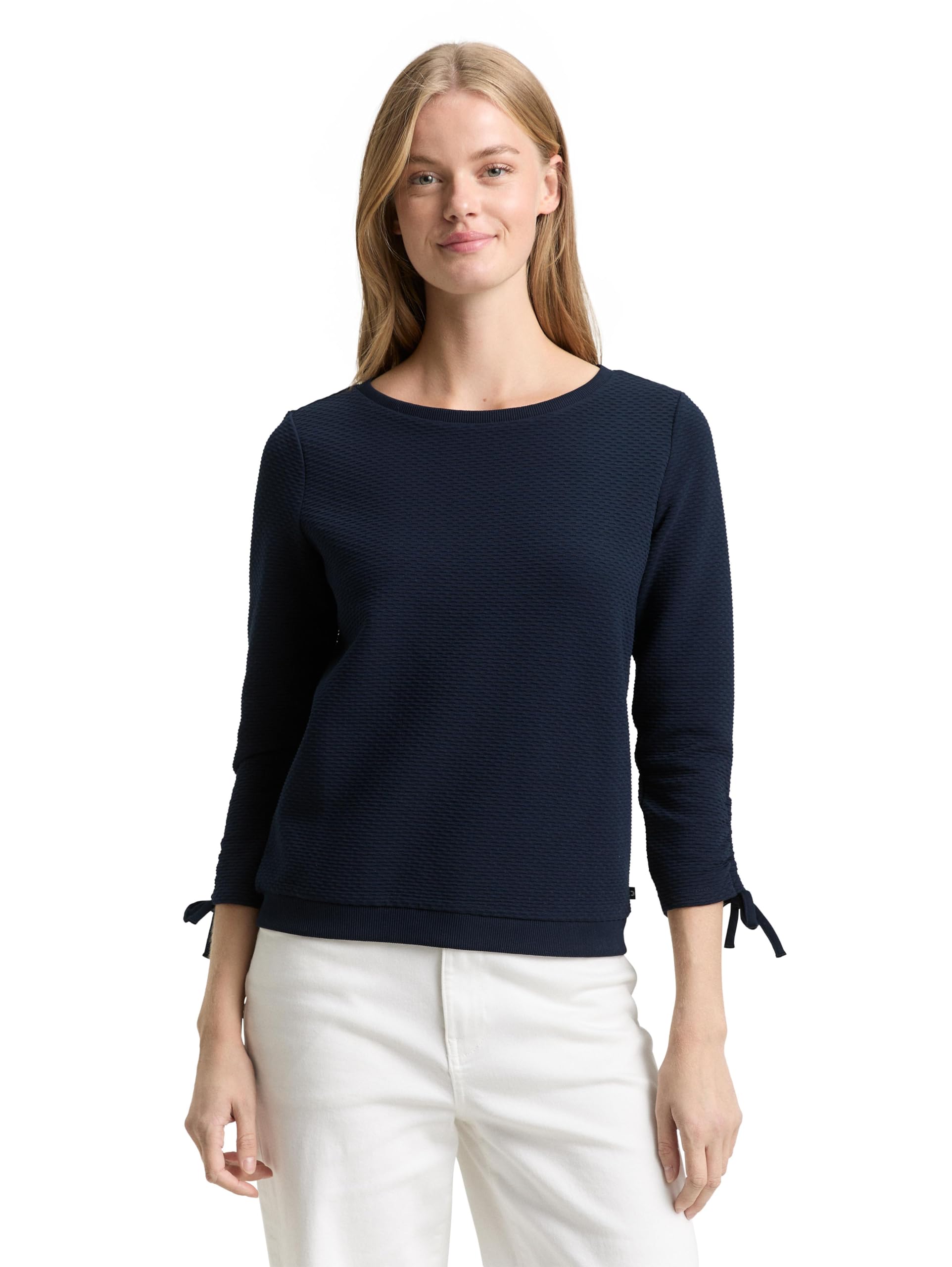 tom-tailor-denim-damen-1047227-sweatshirt-mit-raff-rmeln image 7