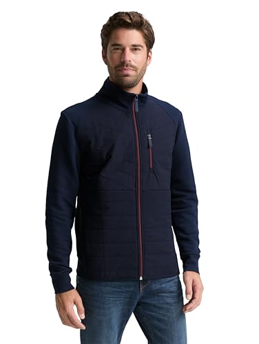 tom-tailor-herren-1047772-hybrid-sweatjacke-steppung image 7