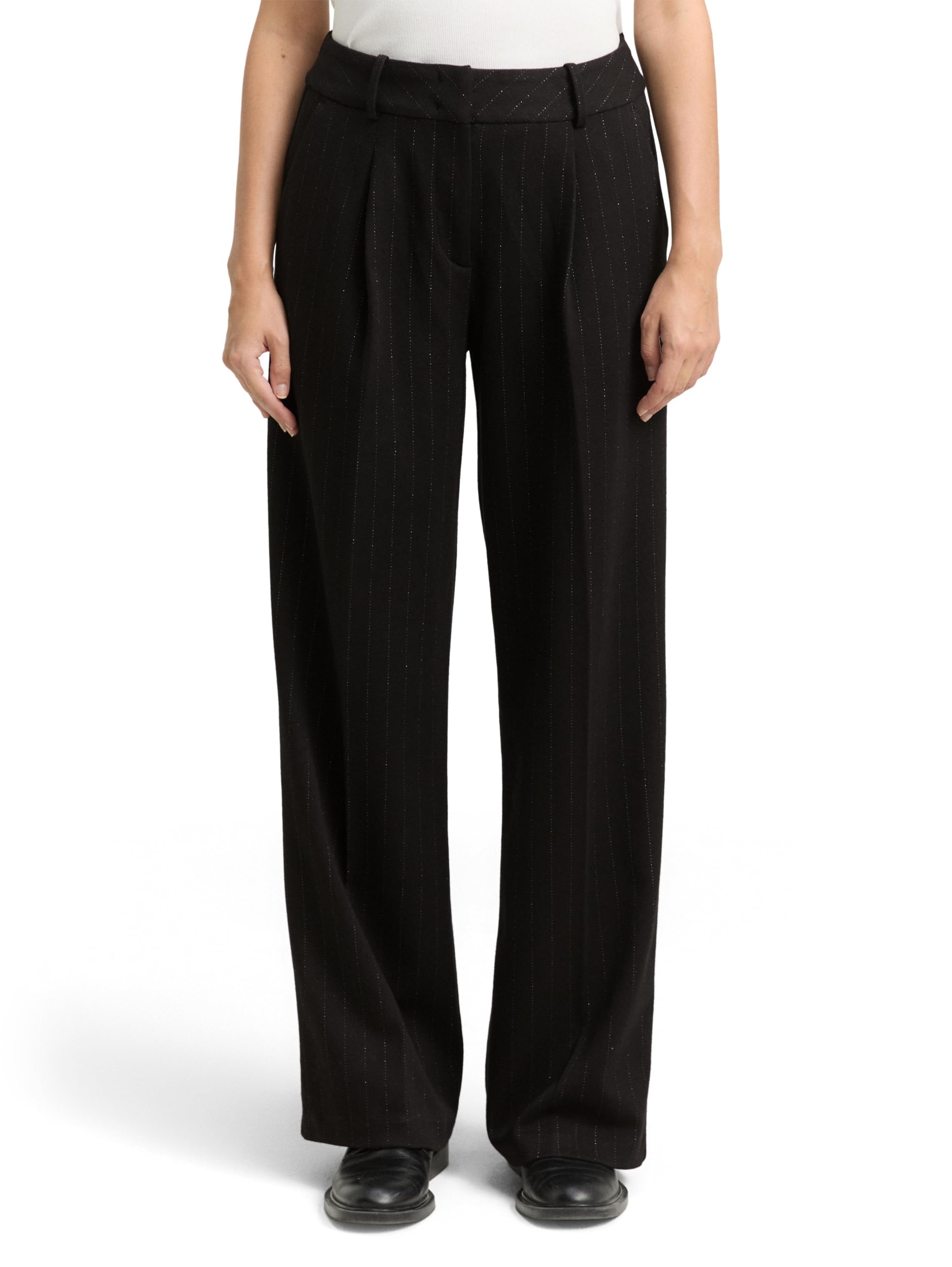 tom-tailor-damen-ttlea-wide-hose-mit-glitzer-effekt image 6