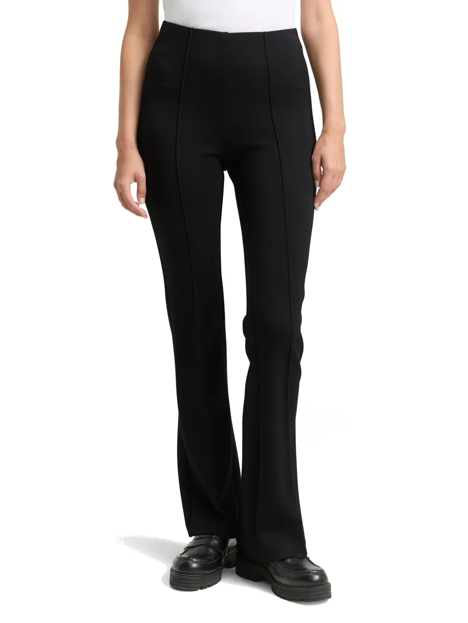 tom-tailor-damen-flared-treggings-hose image 1
