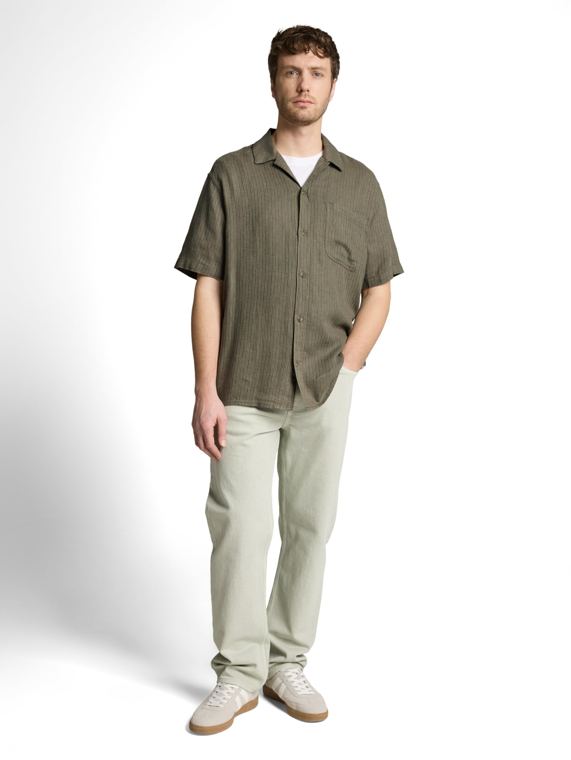 tom-tailor-regular-fit-hemd-mit-leinen-herren image 3