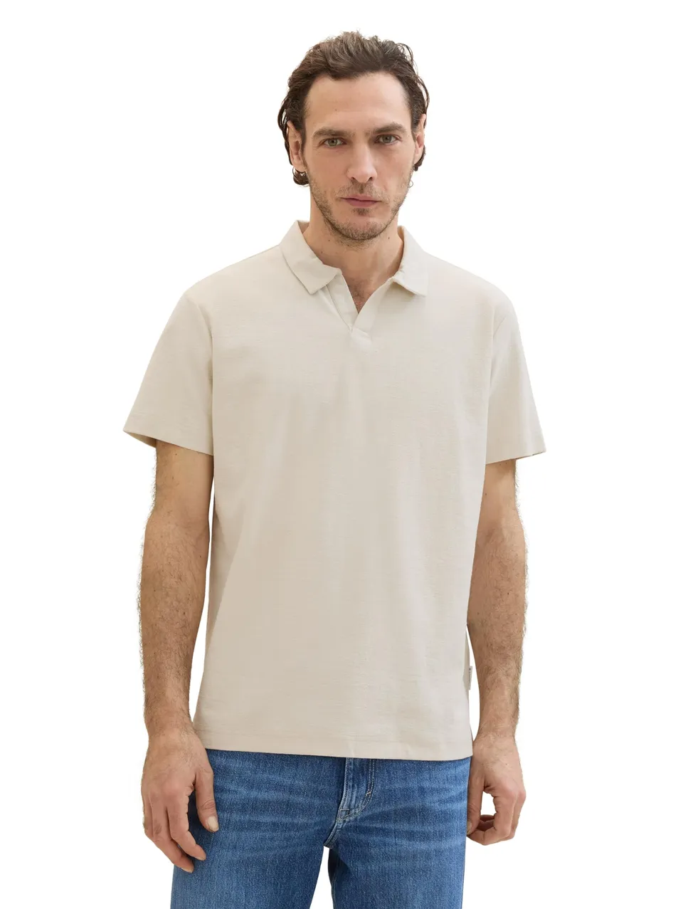 tom-tailor-herren-basic-poloshirt-mit-struktur-klassisches-poloshirt image 1