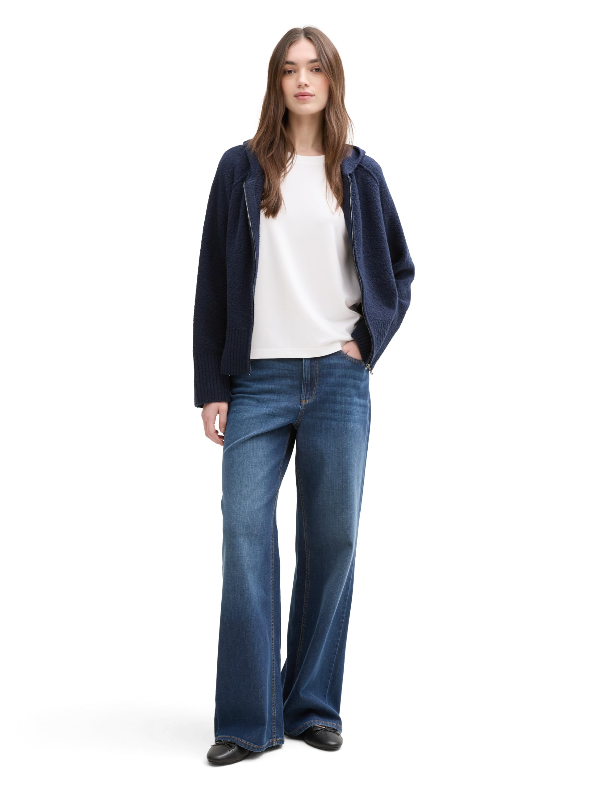 tom-tailor-denim-1041160-t-shirt-damen-1er-pack-fitted-fit image 2
