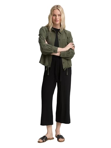tom-tailor-damen-culotte-jersey-hose-weit-geschnitten-elastischer-jersey-hoher-t image 8