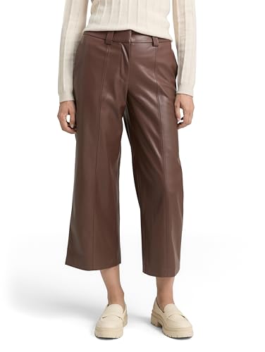 tom-tailor-damen-culotte-hose-in-lederoptik image 8