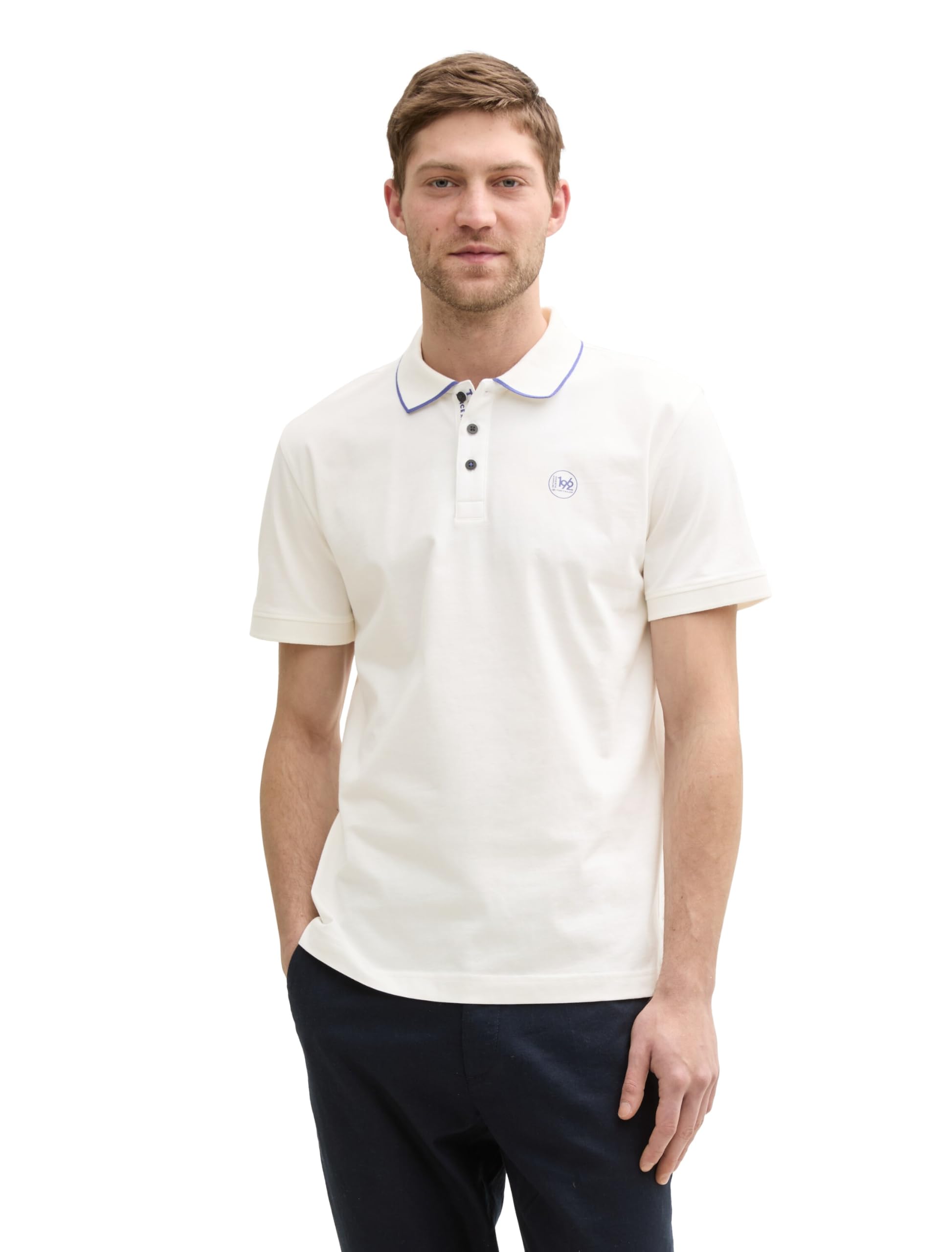 tom-tailor-herren-piqu-poloshirt-mit-print image 7