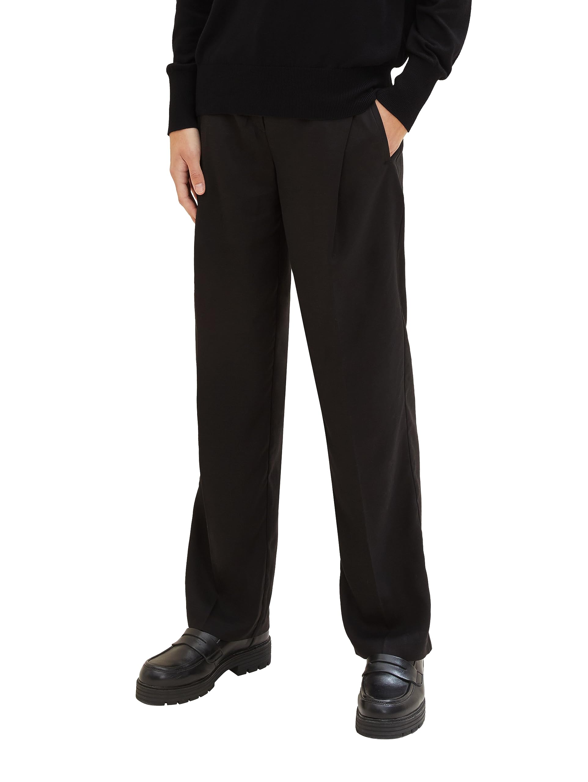 tom-tailor-damen-straight-leg-hose-mit-b-gelfalte-elastisch-bequem-gr-e-34-48 image 8