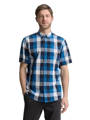 tom-tailor-herren-kurzarmhemd-mit-karomuster image 8