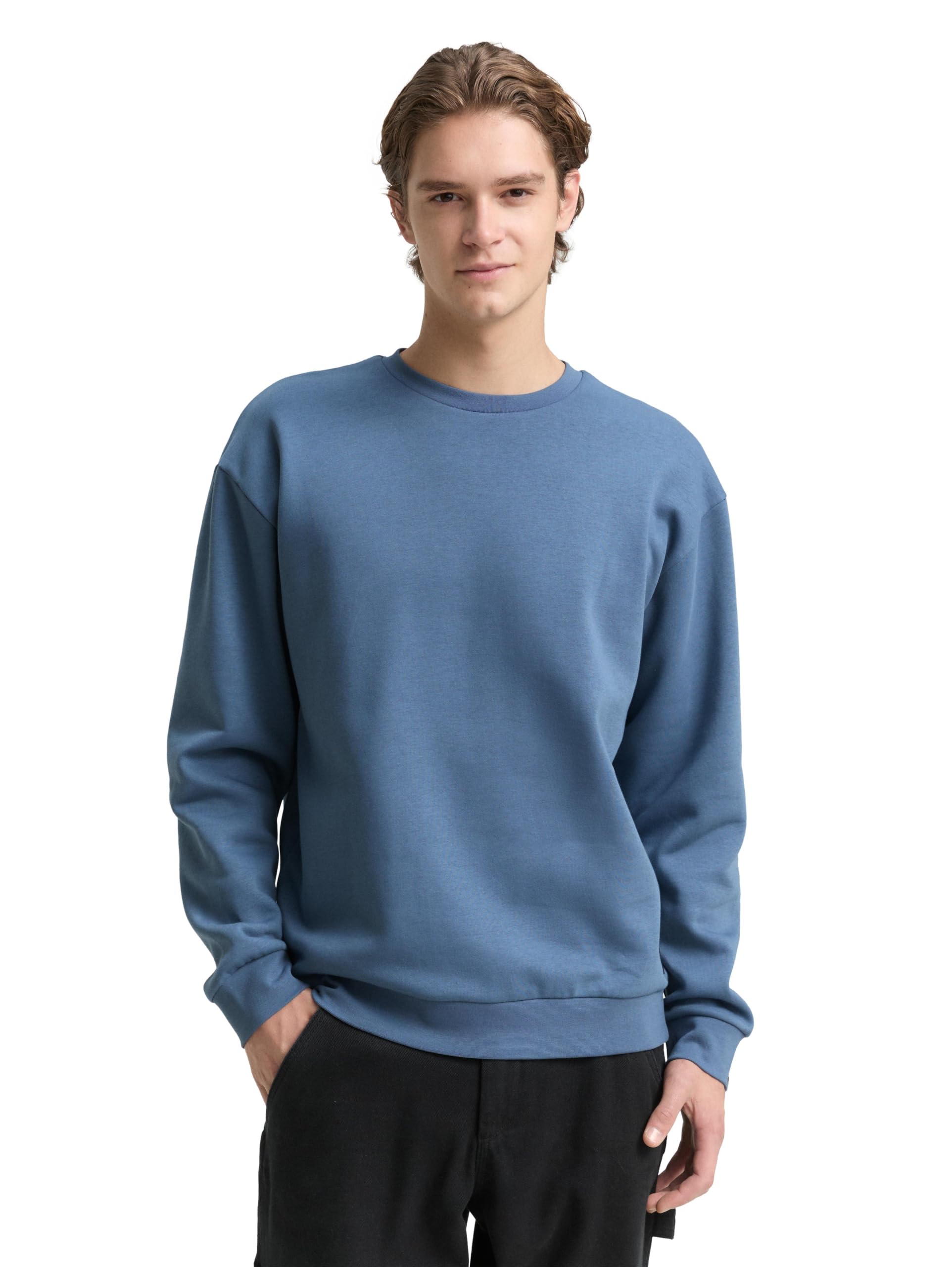 tom-tailor-denim-herren-sweatshirt-mit-logo-badge image 7