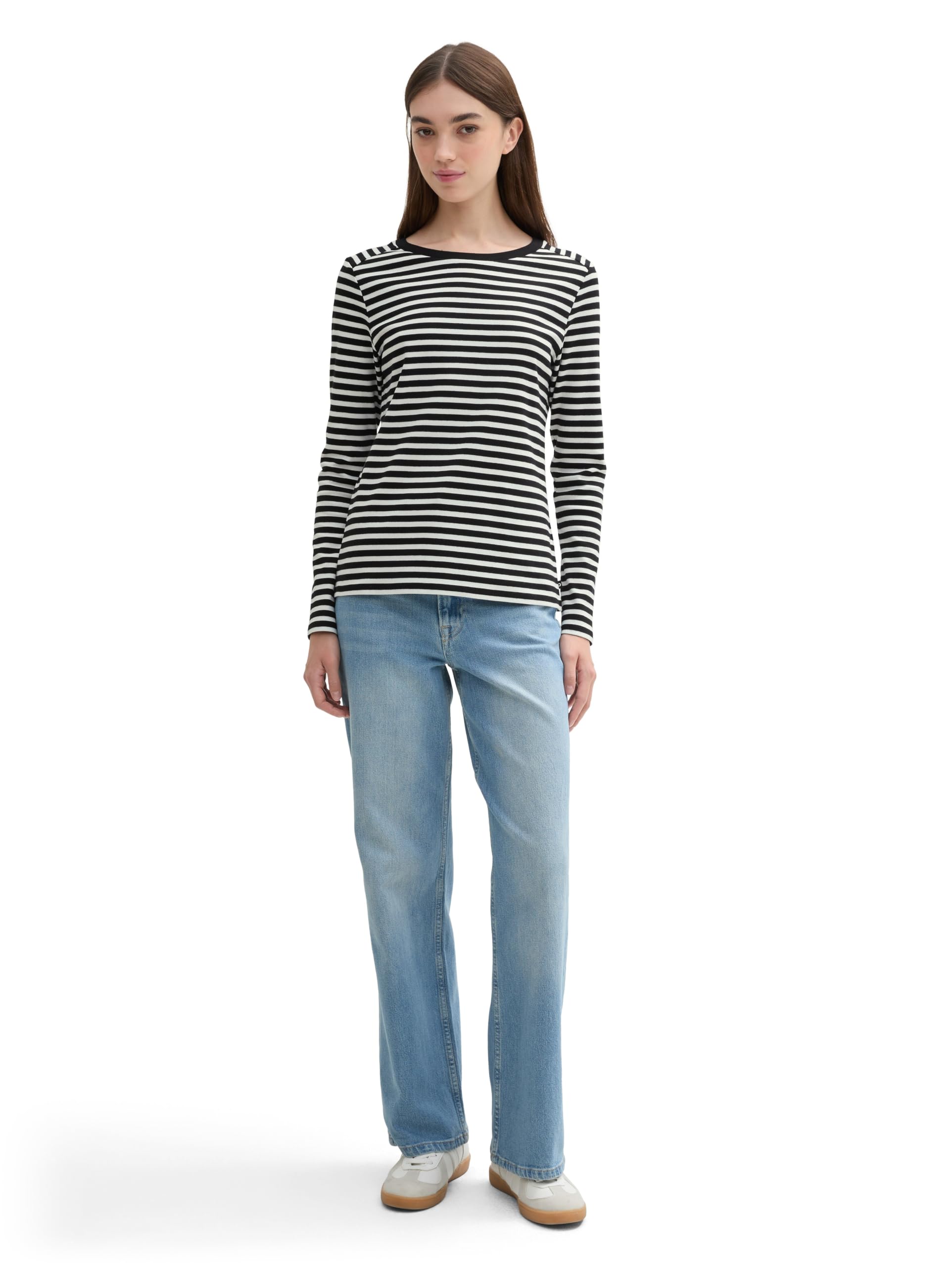 tom-tailor-denim-damen-longsleeve-mit-streifenmuster image 2