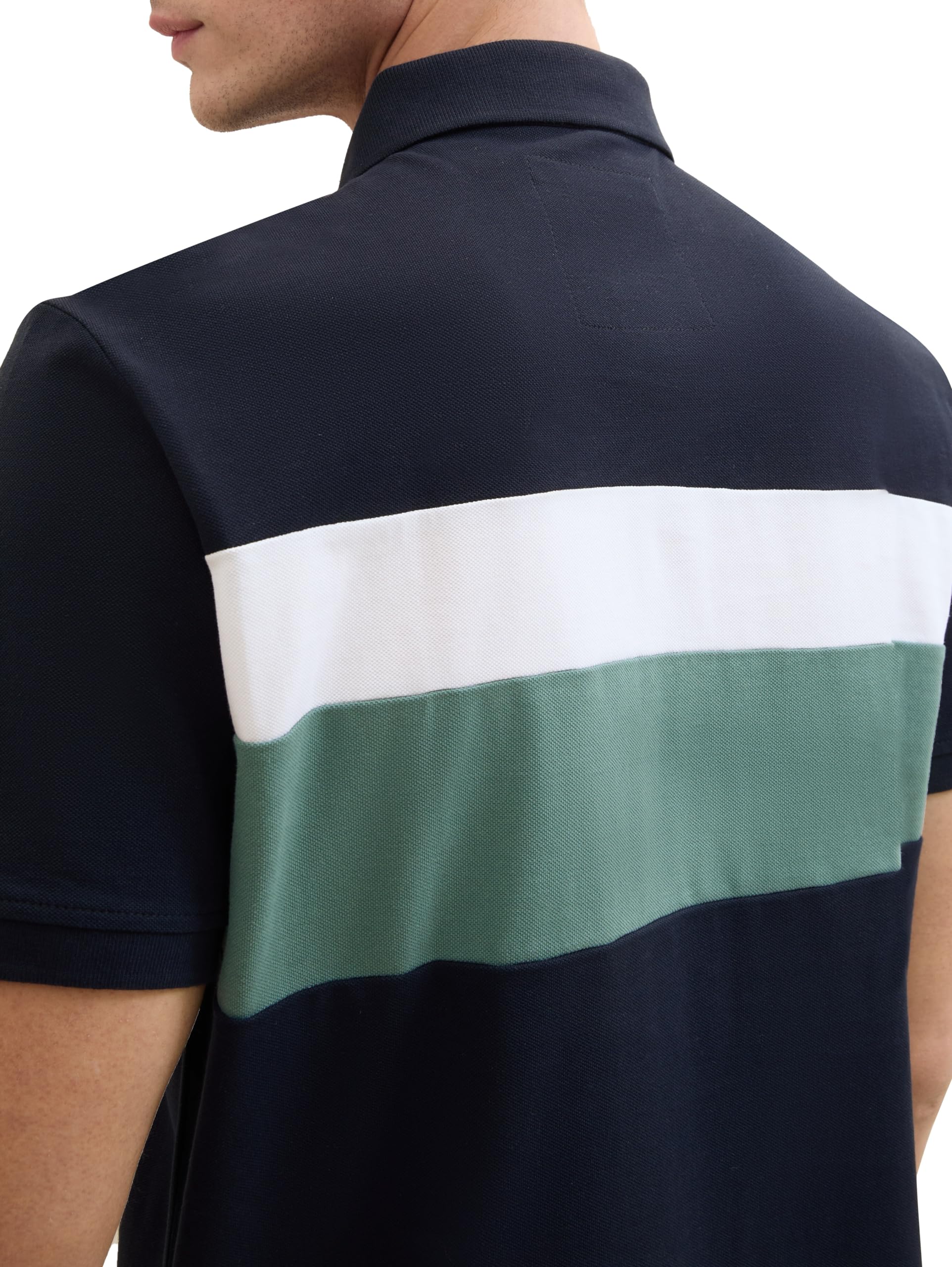 tom-tailor-herren-piqu-poloshirt-mit-blockstreifen image 4