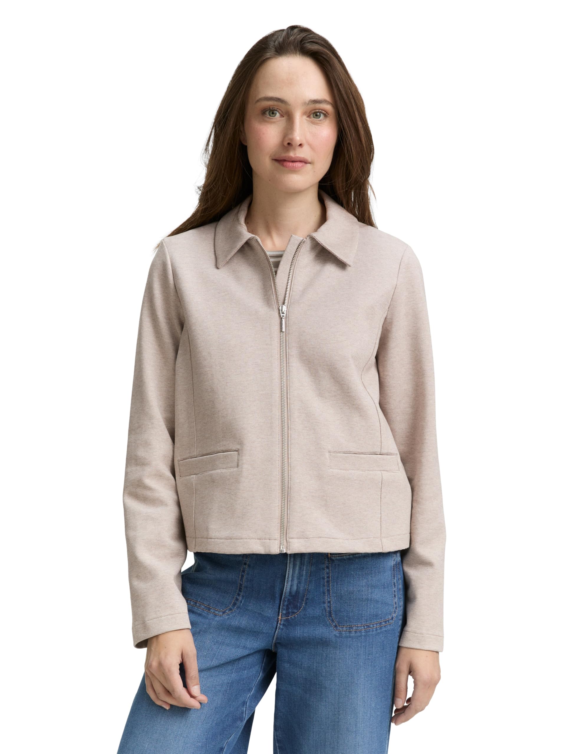 tom-tailor-damen-jacke-regular-fit-mit-rei-verschluss image 7