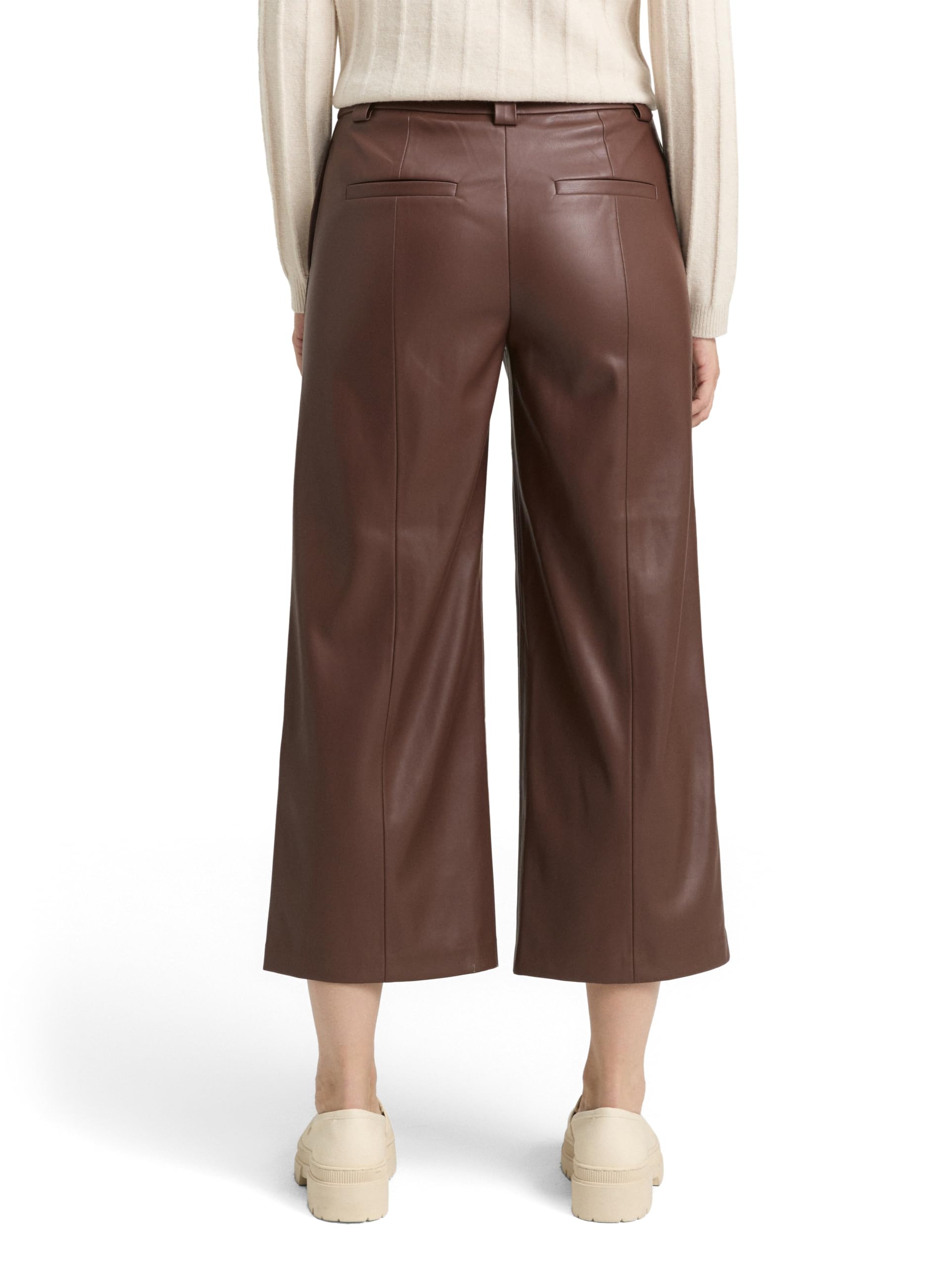 tom-tailor-damen-culotte-hose-in-lederoptik image 2