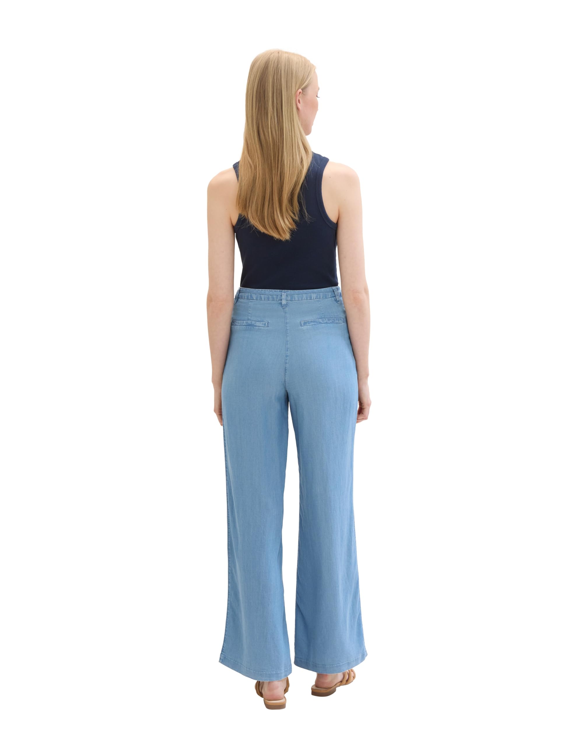 tom-tailor-damen-wide-leg-hose-aus-denim-tencel image 3