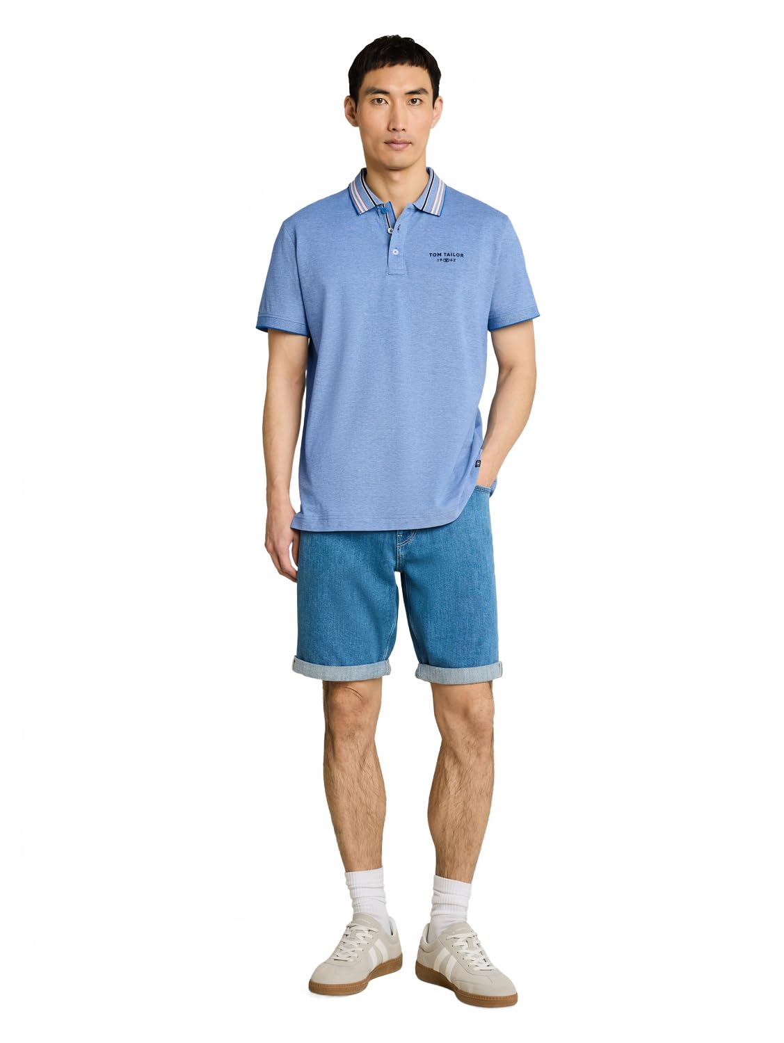 tom-tailor-1051521-herren-piqu-poloshirt-mit-logo-print image 2
