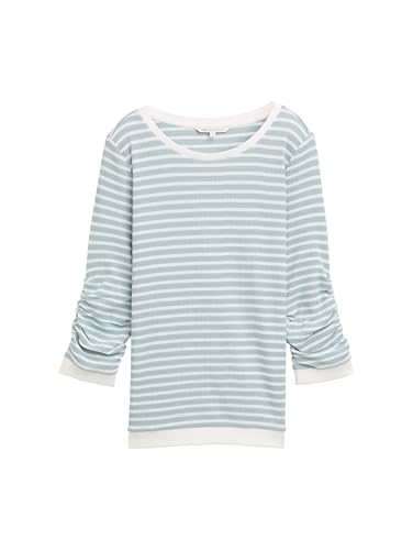 tom-tailor-denim-damen-1044659-basic-sweatshirt-mit-raffungen-sweatshirt-f-r-dam image 6