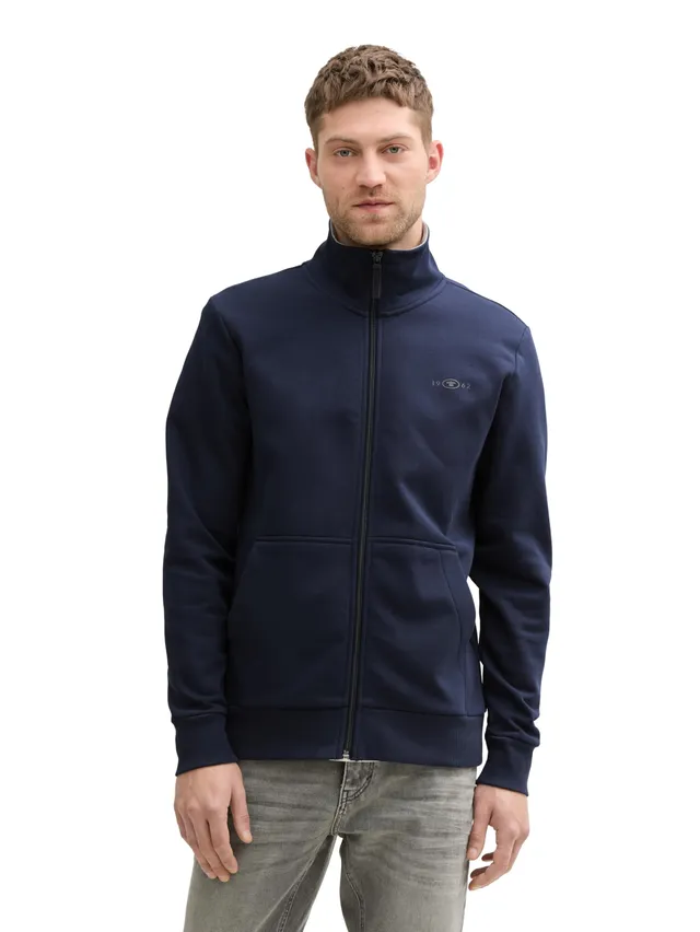 tom-tailor-herren-sweatjacke-mit-stehkragen-2 image 1