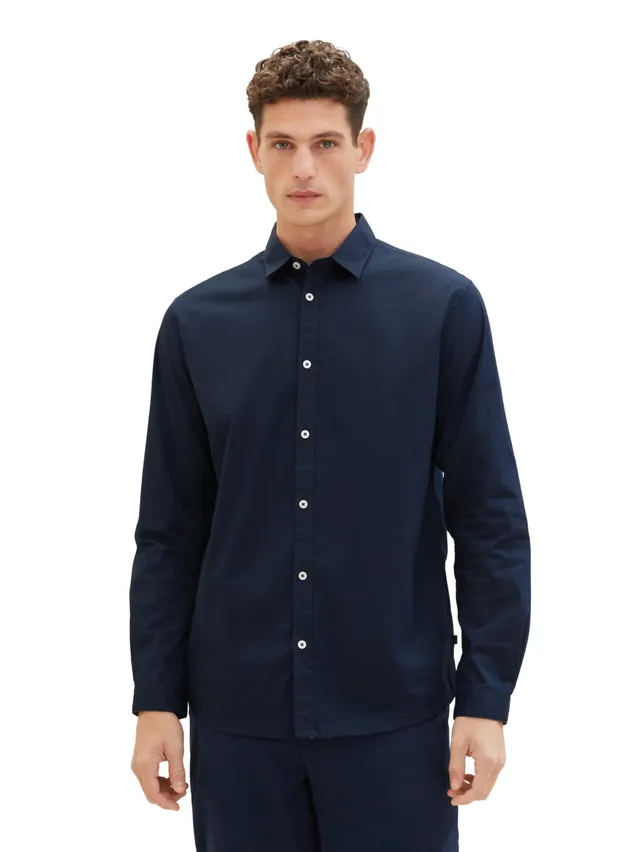 tom-tailor-herren-regular-fit-business-hemd-mit-stretch image 1