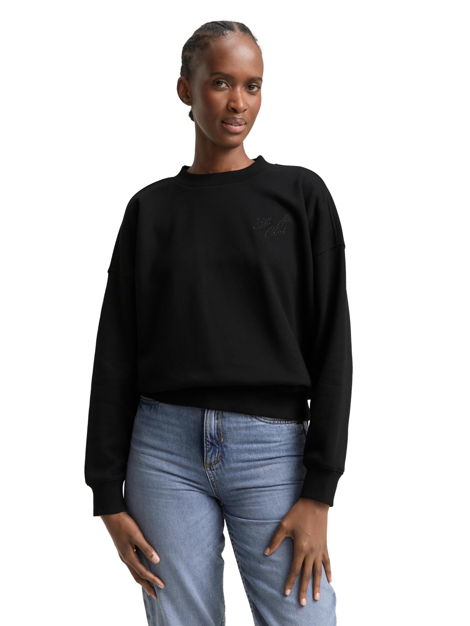 tom-tailor-denim-1049495-damen-sweatshirt-mit-glitzer-stickerei image 6