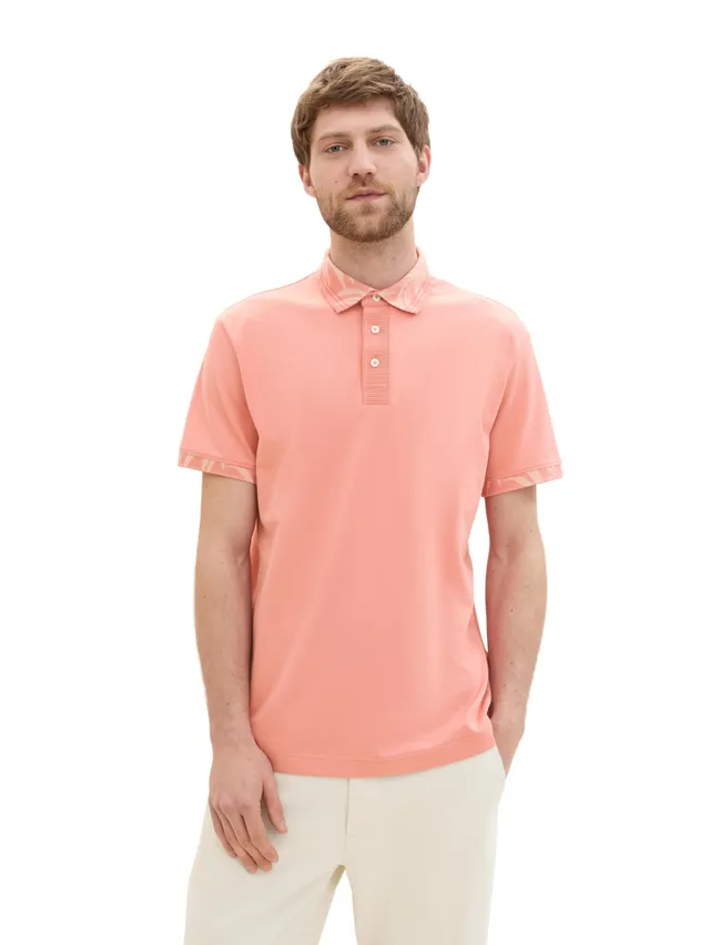 tom-tailor-herren-basic-poloshirt-gemusterter-kragen image 1
