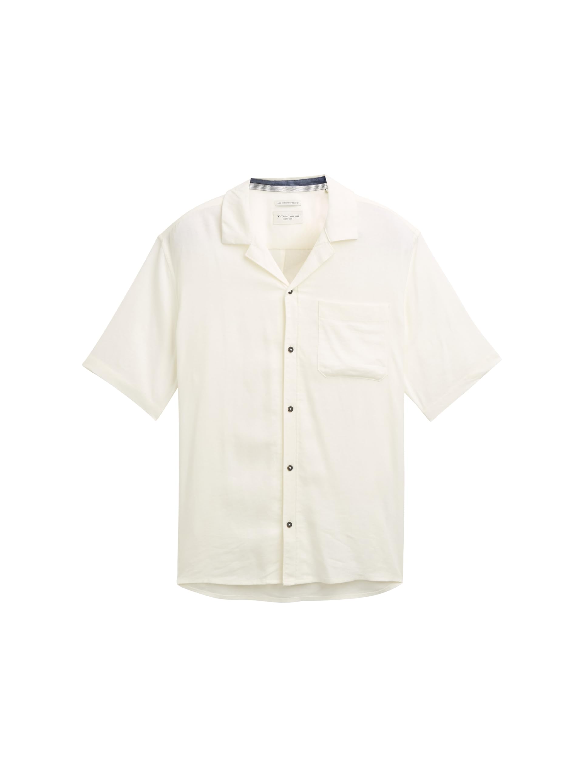 tom-tailor-herren-kurzarmhemd-mit-leinenanteil image 4
