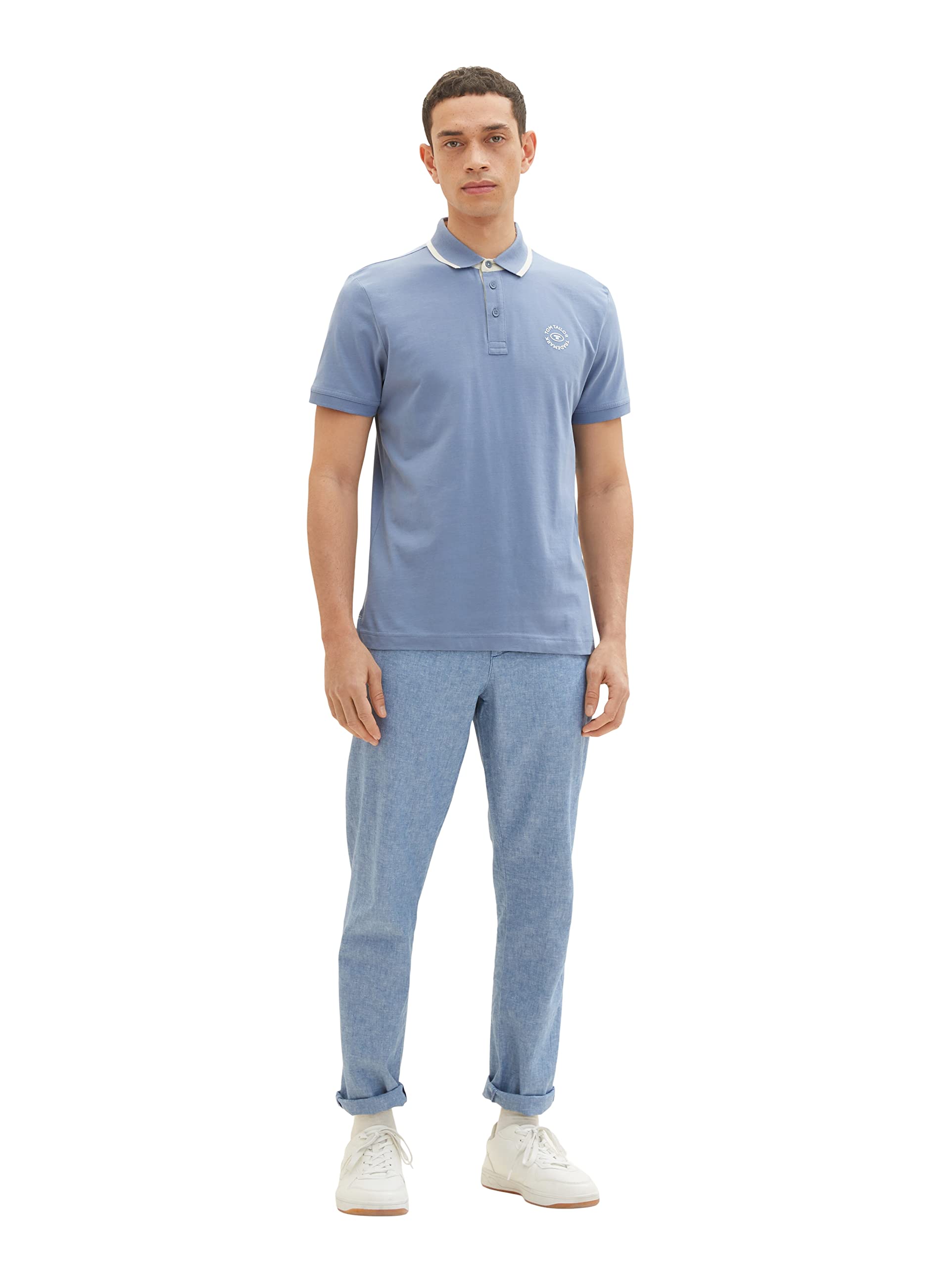 tom-tailor-herren-poloshirt-mit-logo-print-regular-fit-2 image 6