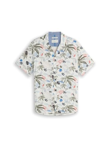 tom-tailor-herren-1050943-regular-fit-resort-kurzarmhemd-aus-viskose image 8
