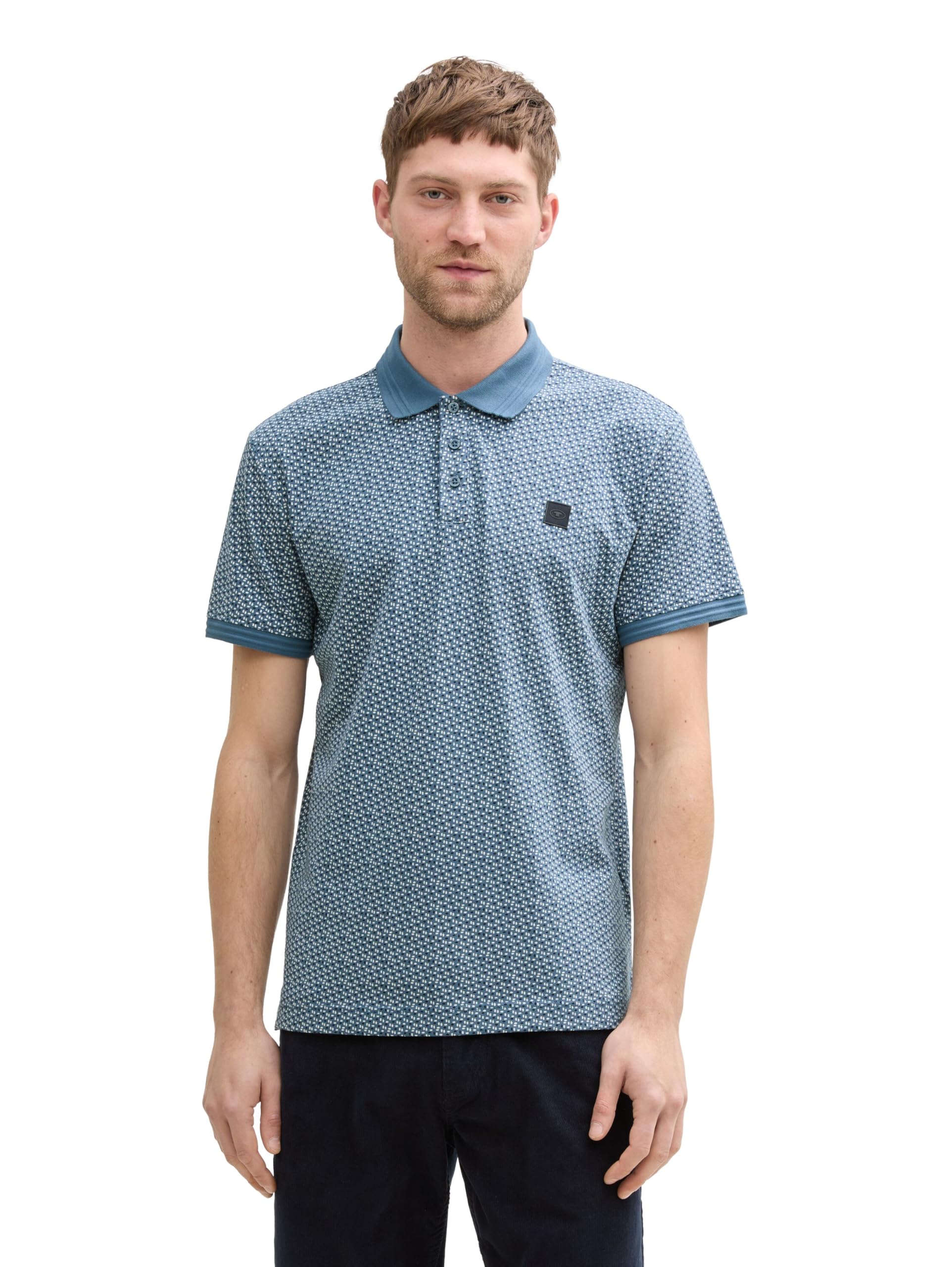 tom-tailor-herren-poloshirt-mit-muster-2 image 1