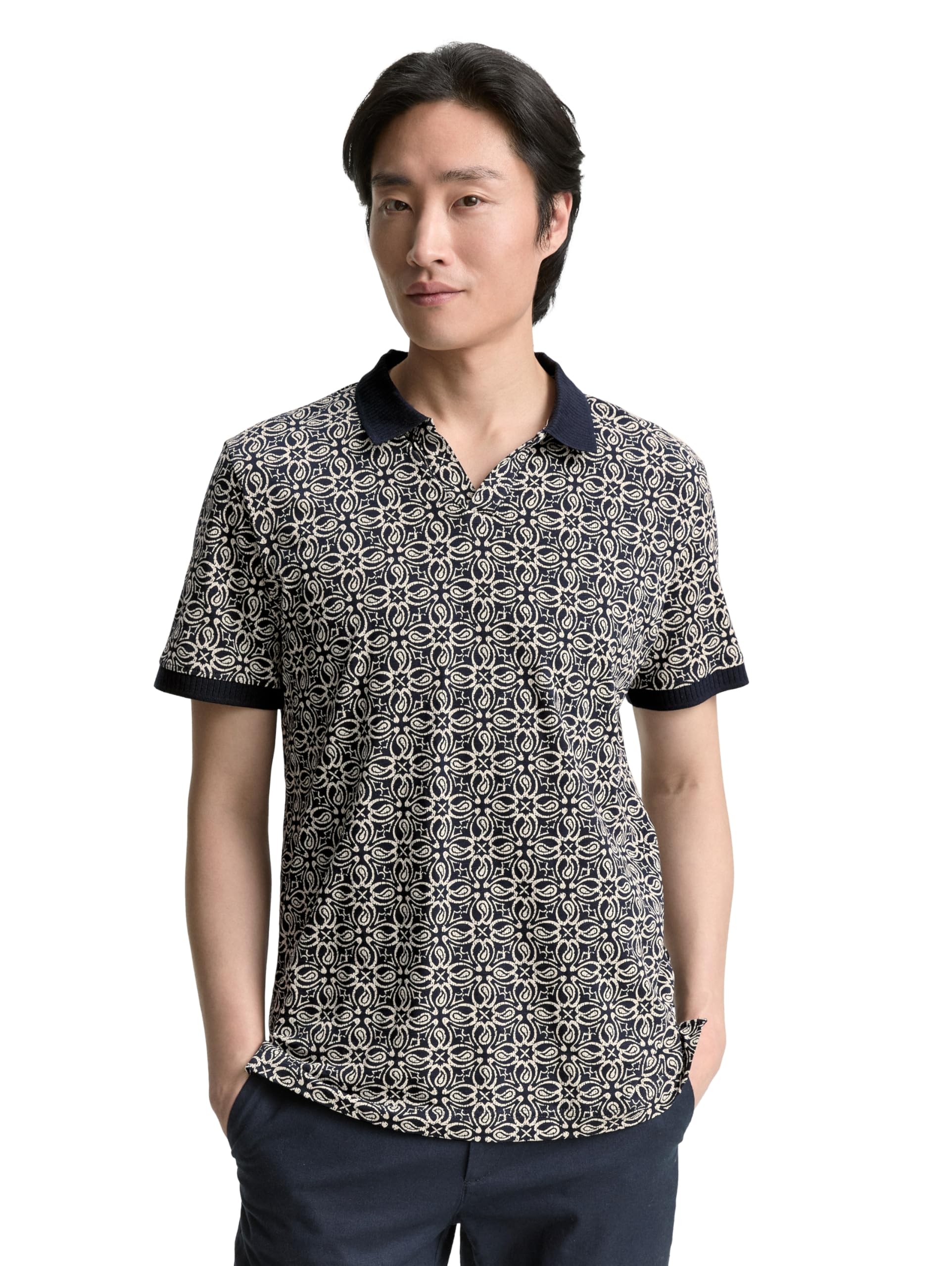 tom-tailor-poloshirt-mit-print-herren image 5