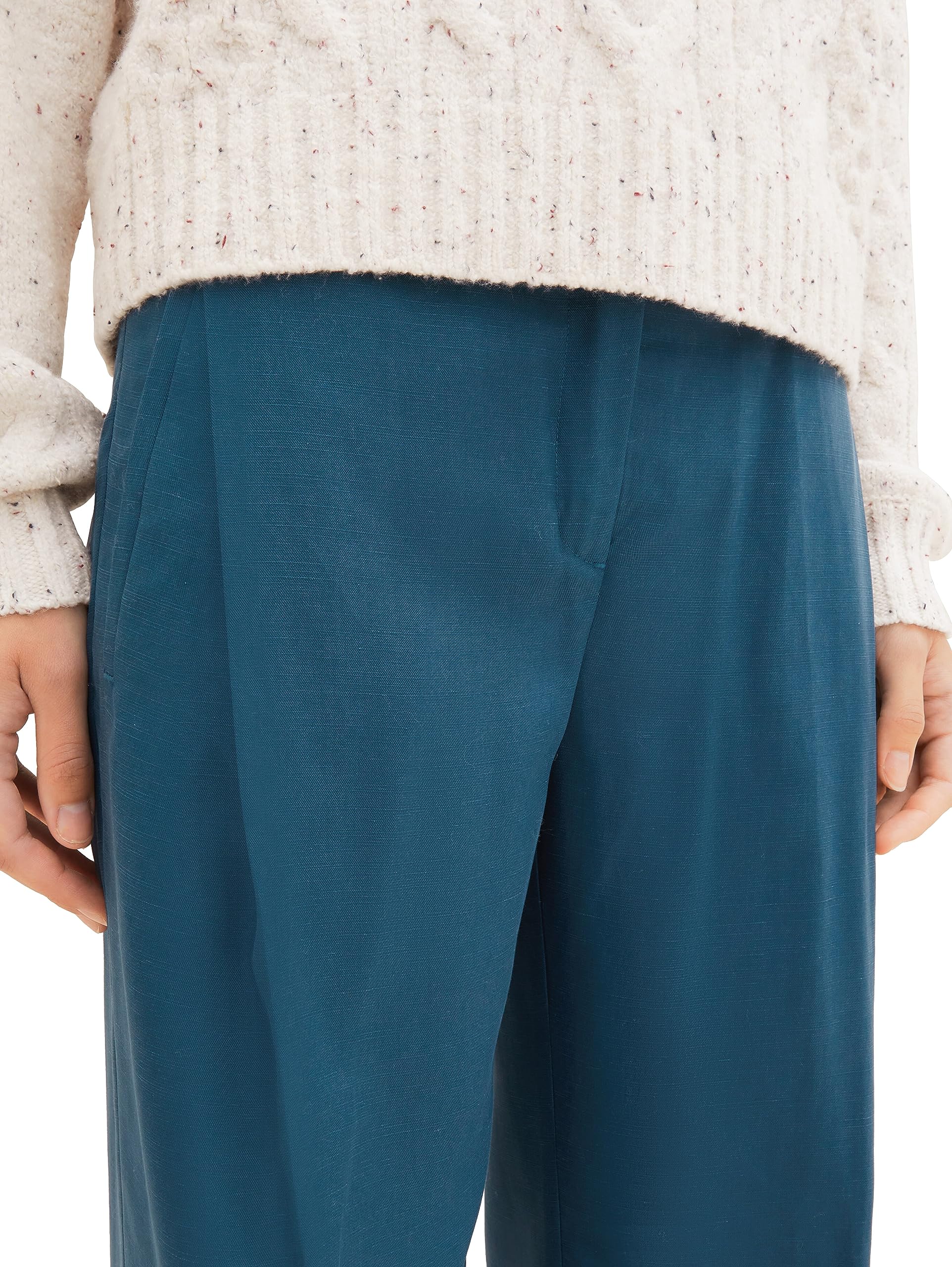tom-tailor-damen-straight-leg-hose-mit-b-gelfalte-elastisch-bequem-gr-e-34-48 image 6