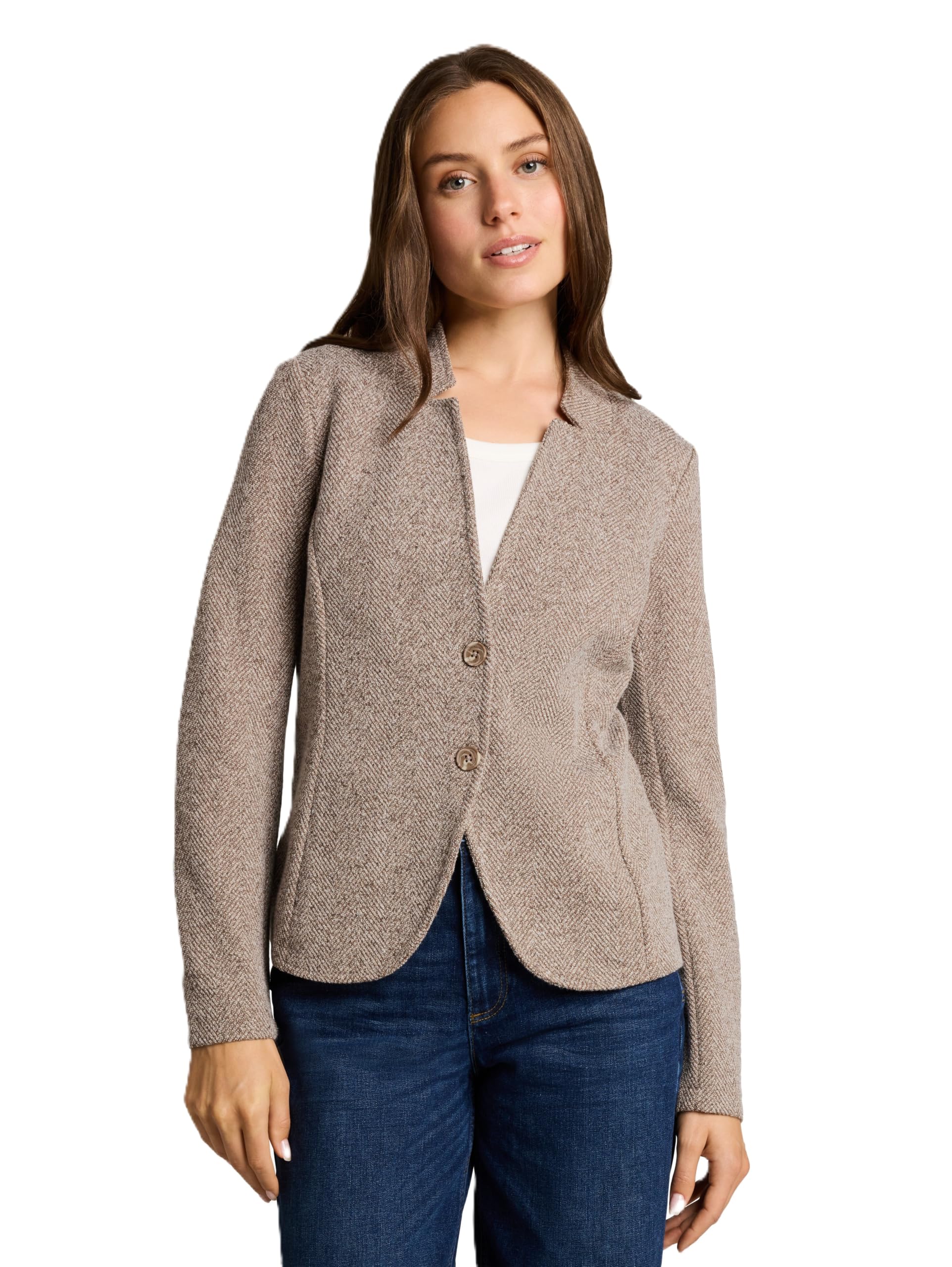 tom-tailor-1048829-damen-fitted-jacquard-blazer image 3