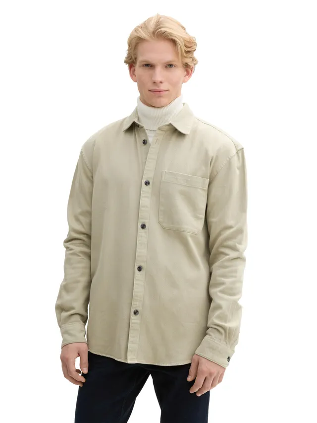 tom-tailor-denim-herren-relaxed-fit-garment-dye-overshirt-hemd-1045179 image 1