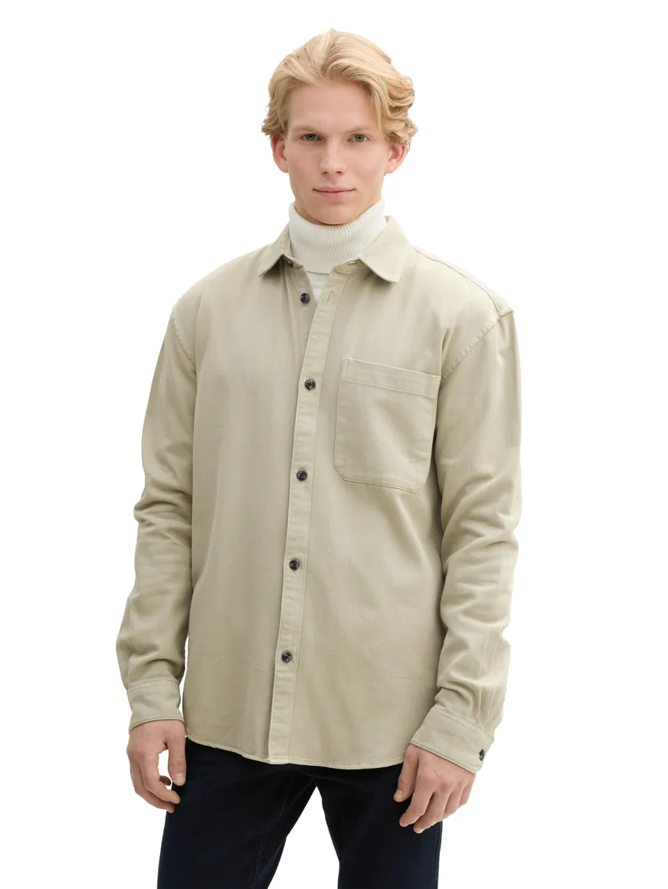 tom-tailor-denim-herren-relaxed-fit-garment-dye-overshirt-hemd-1045179 image 1