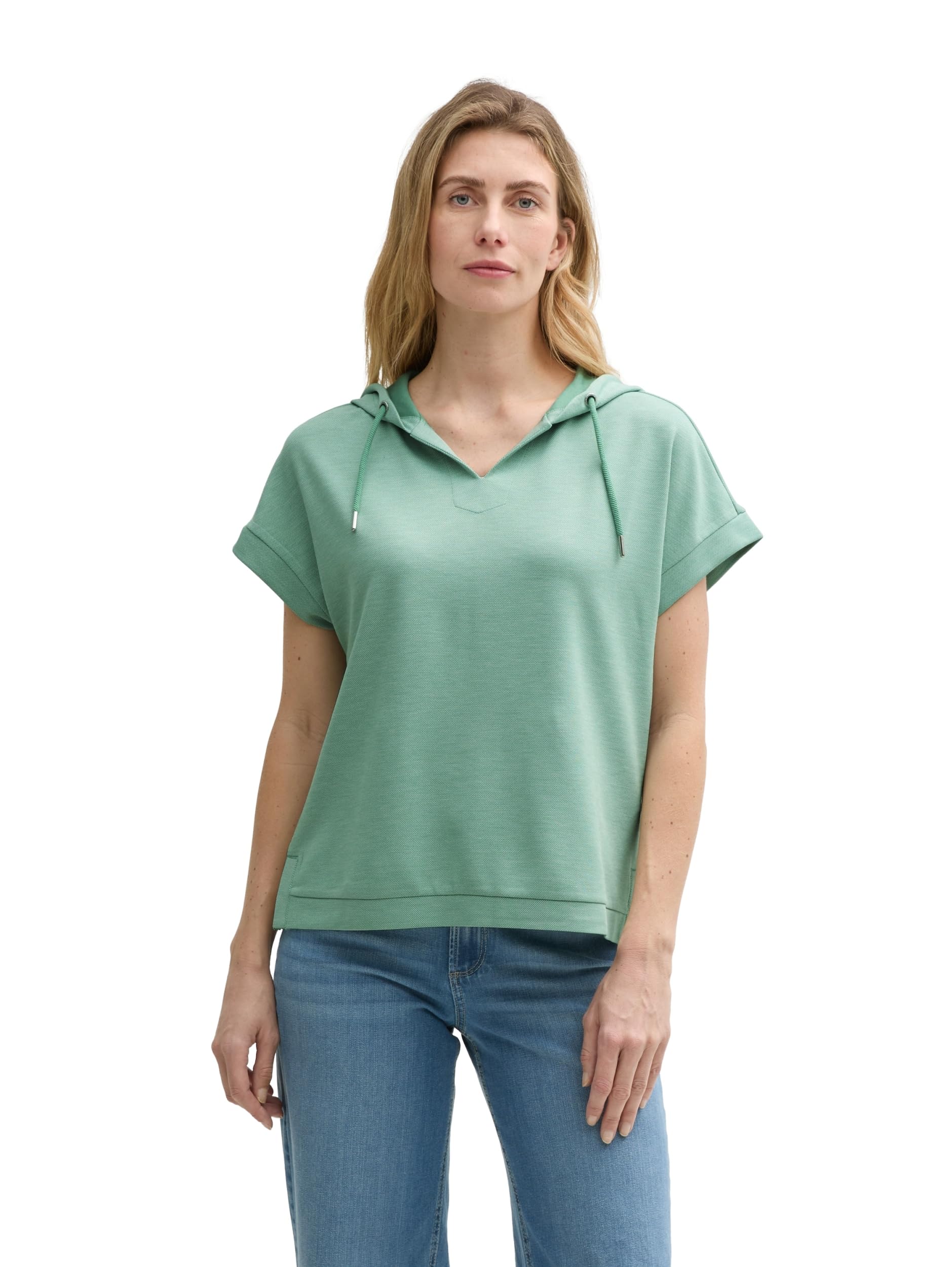 tom-tailor-damen-sweatshirt-l-ssiger-casual-look-kuscheliger-baumwoll-mix image 6