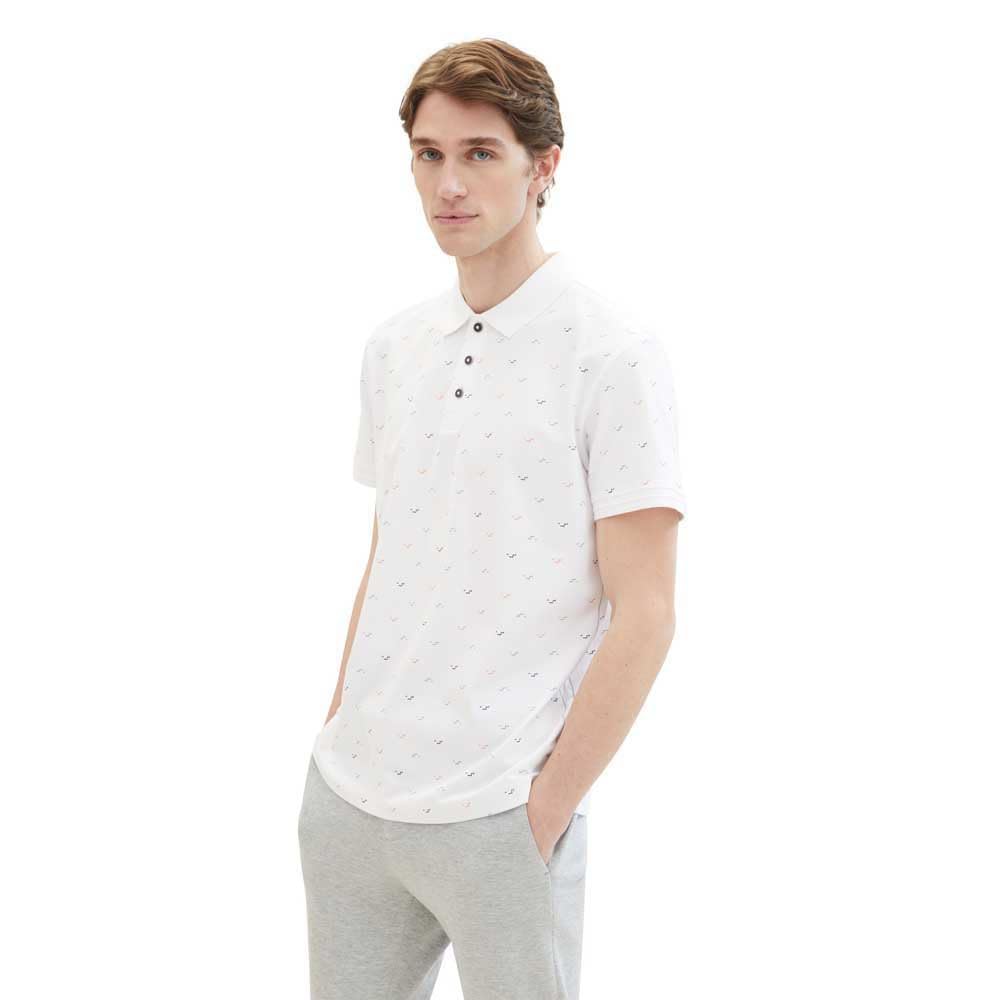 tom-tailor-herren-poloshirt-mit-punkten-34624-white-letter-design-gr-e-l image 4